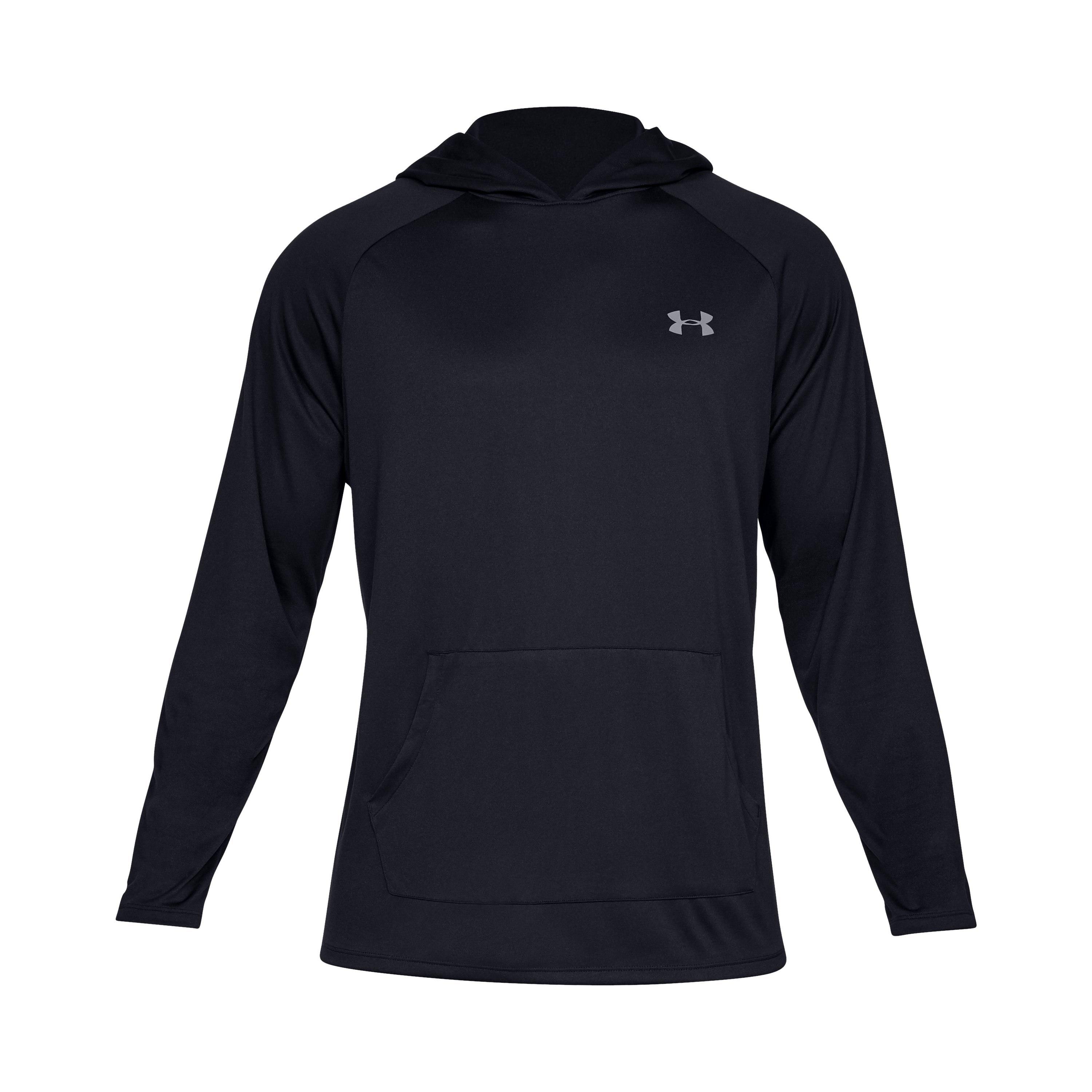 Under Armour Tech Hooded Long Sleeve Shirt 2.0 in Black / (Black) for