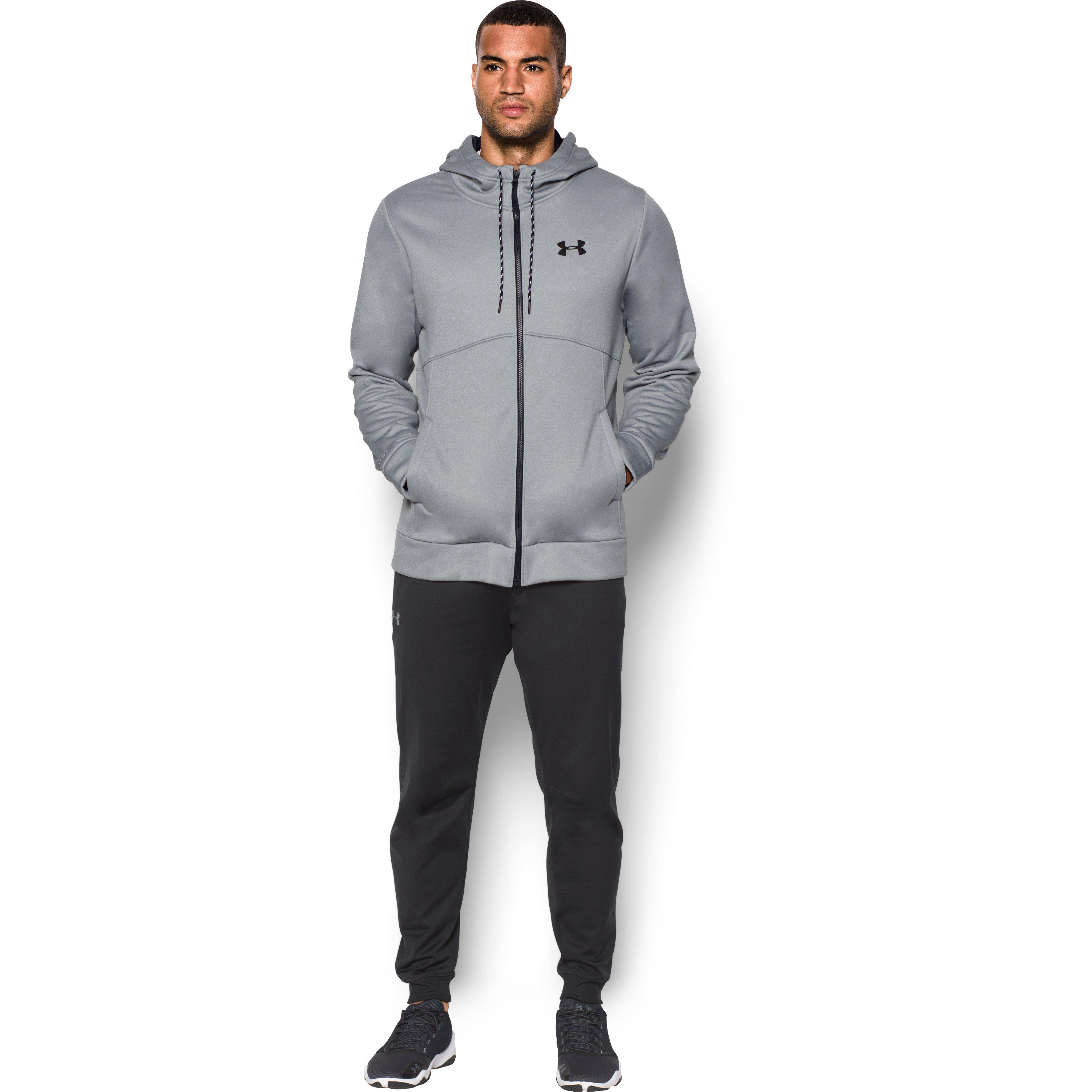 under armour men's storm armour fleece full zip hoodie