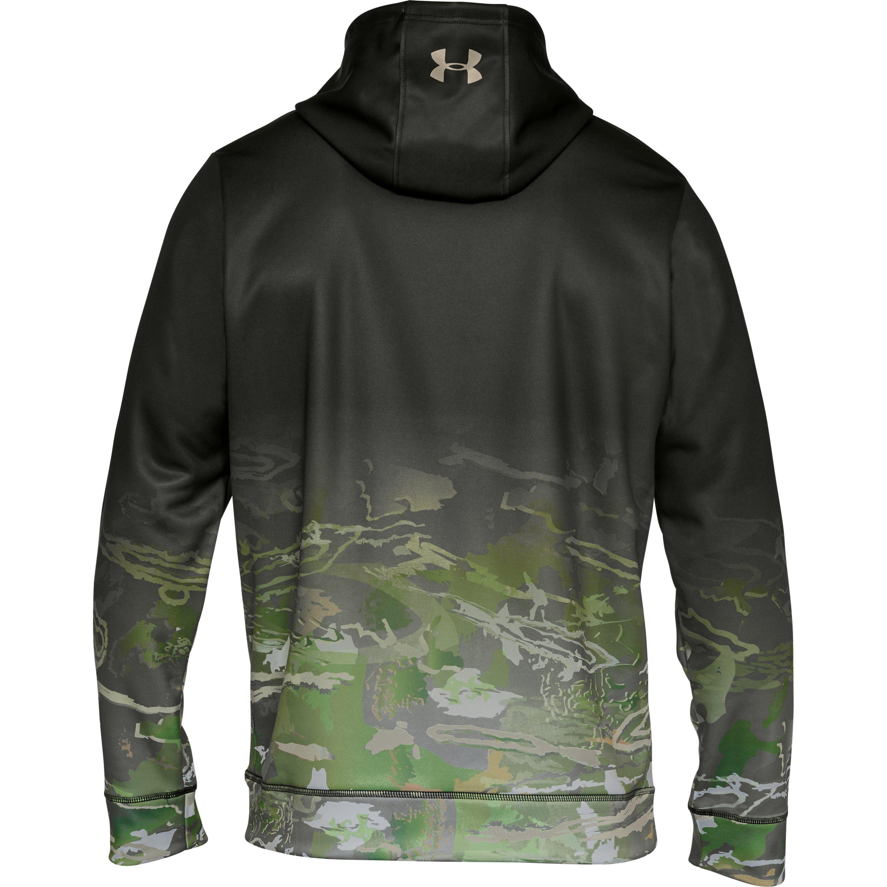 Under Armour Fleece Men's Ua Storm Caliber Faded Hoodie in Green for ...