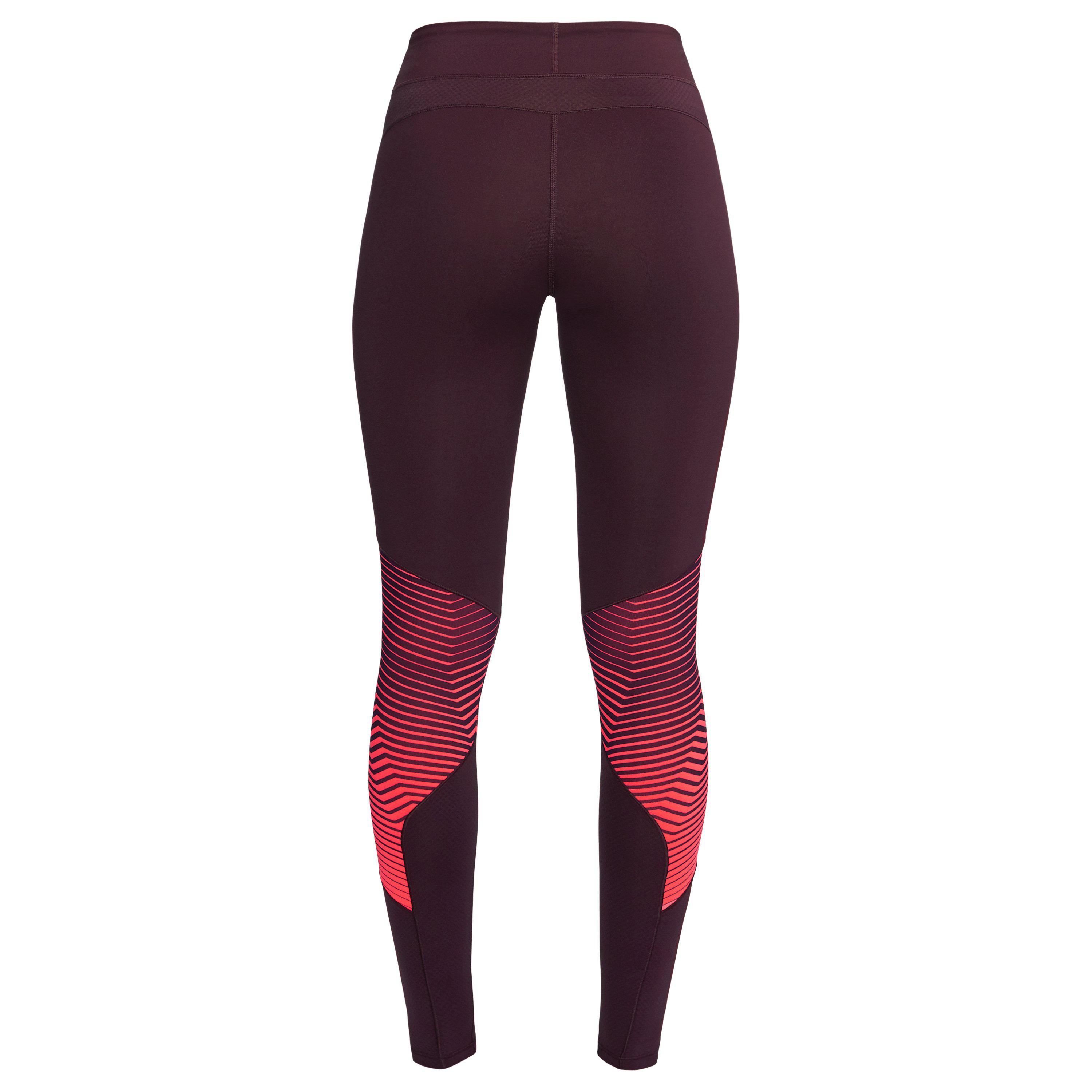 Under Armour Women's Coldgear® Reactor Graphic Leggings in Red | Lyst