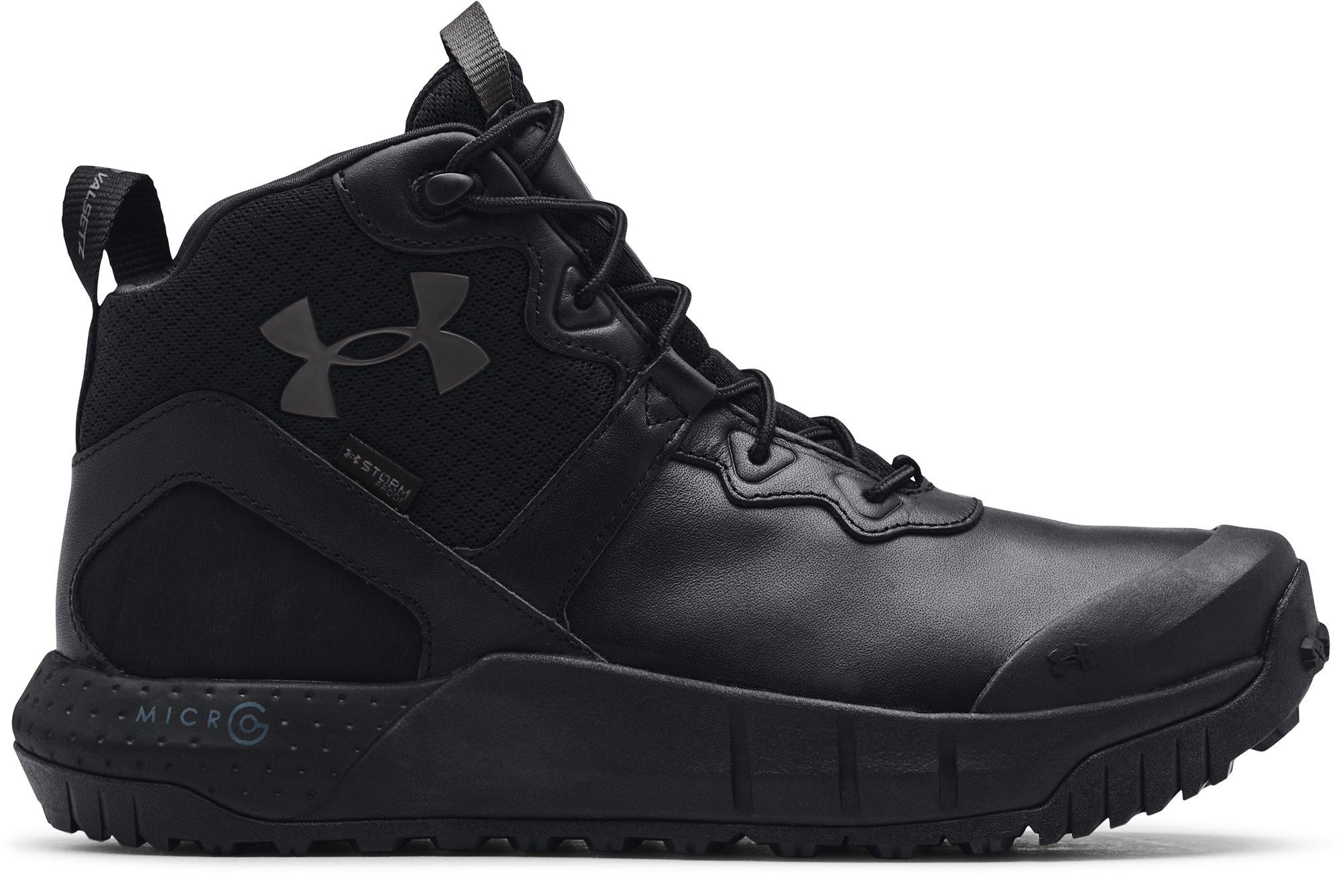 Under Armour Ua Micro G® Valsetz Mid Leather Waterproof Tactical Boots ...