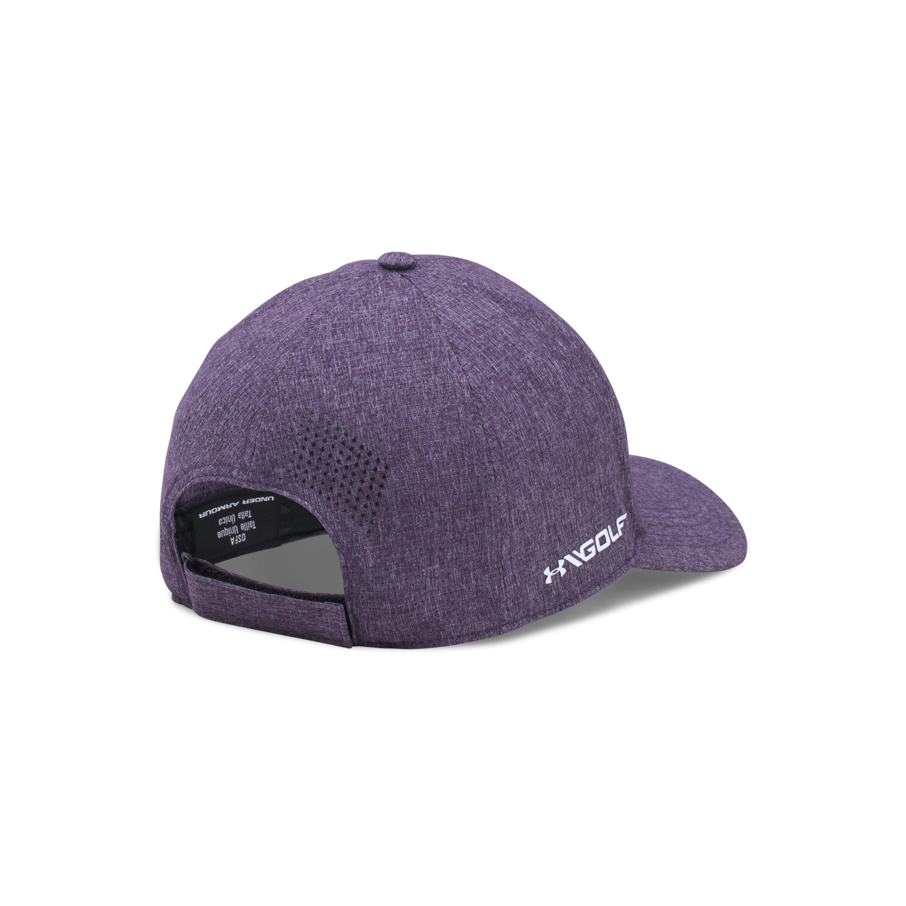 purple under armour hat