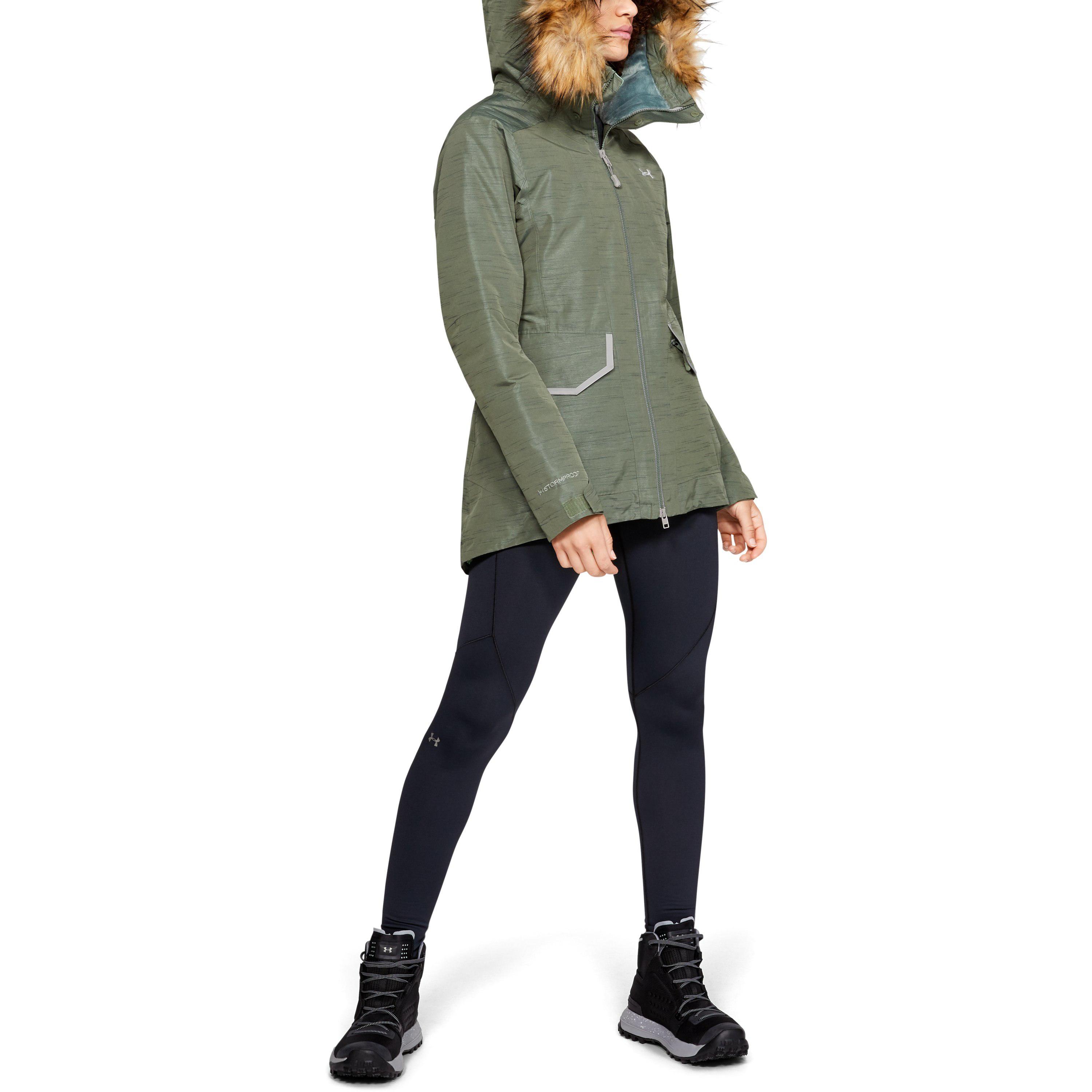 under armour edge quilted bomber