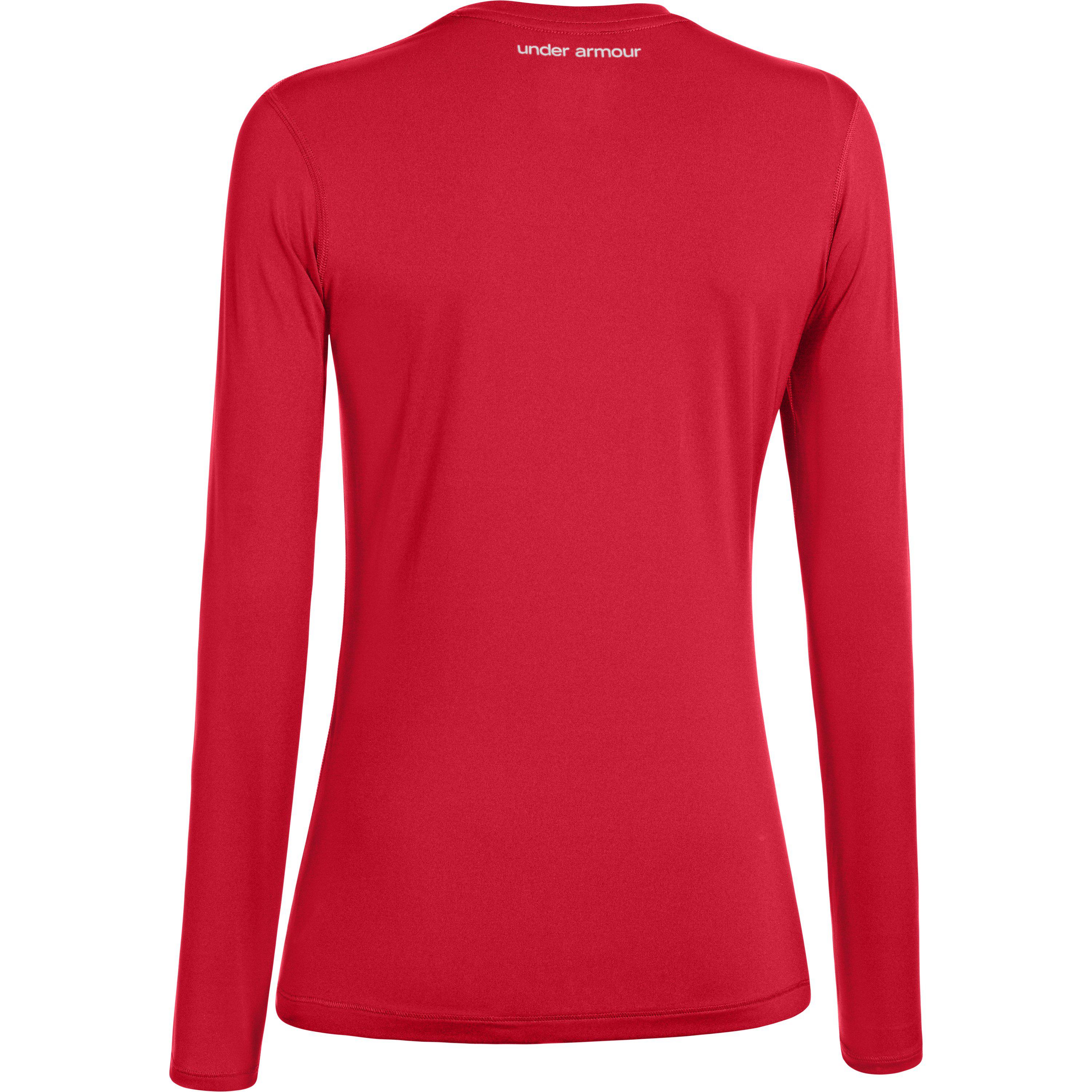 red under armour long sleeve women's