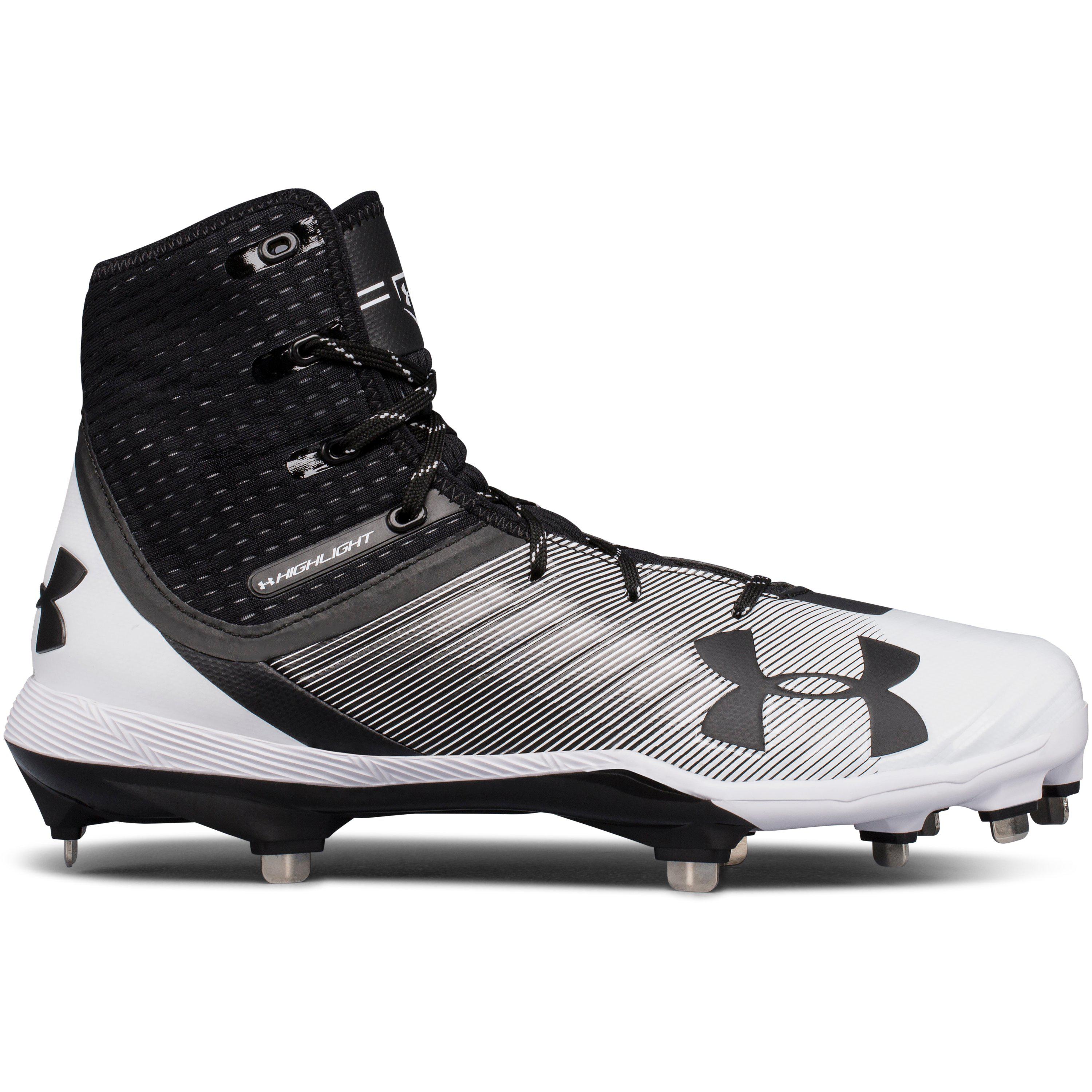 under armour high top baseball cleats