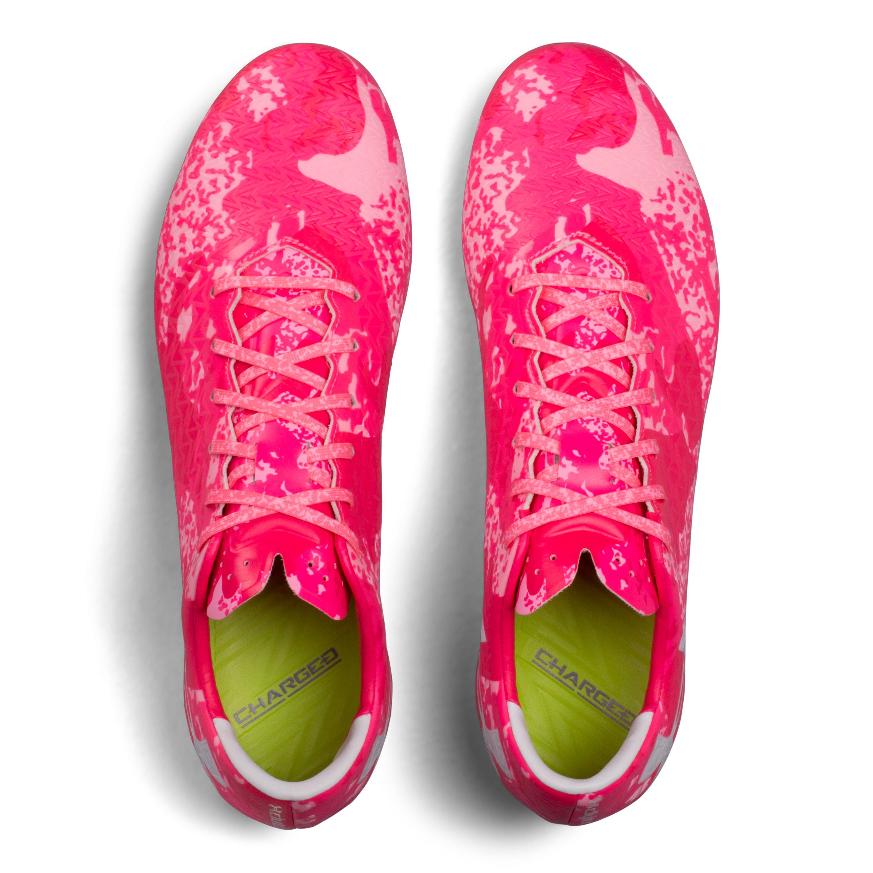 Under Armour Men's Ua Clutchfit® Force 3.0 Firm Ground— Limited Edition  Soccer Cleats in Pink for Men | Lyst