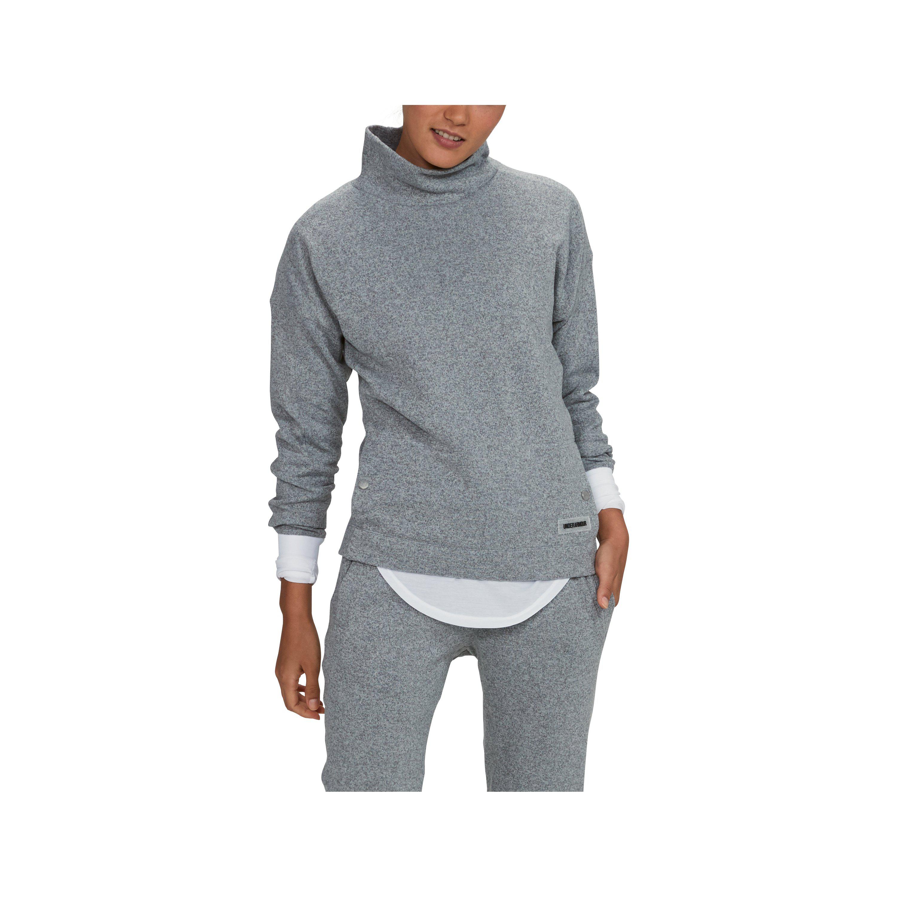 under armour funnel neck hoodie women's