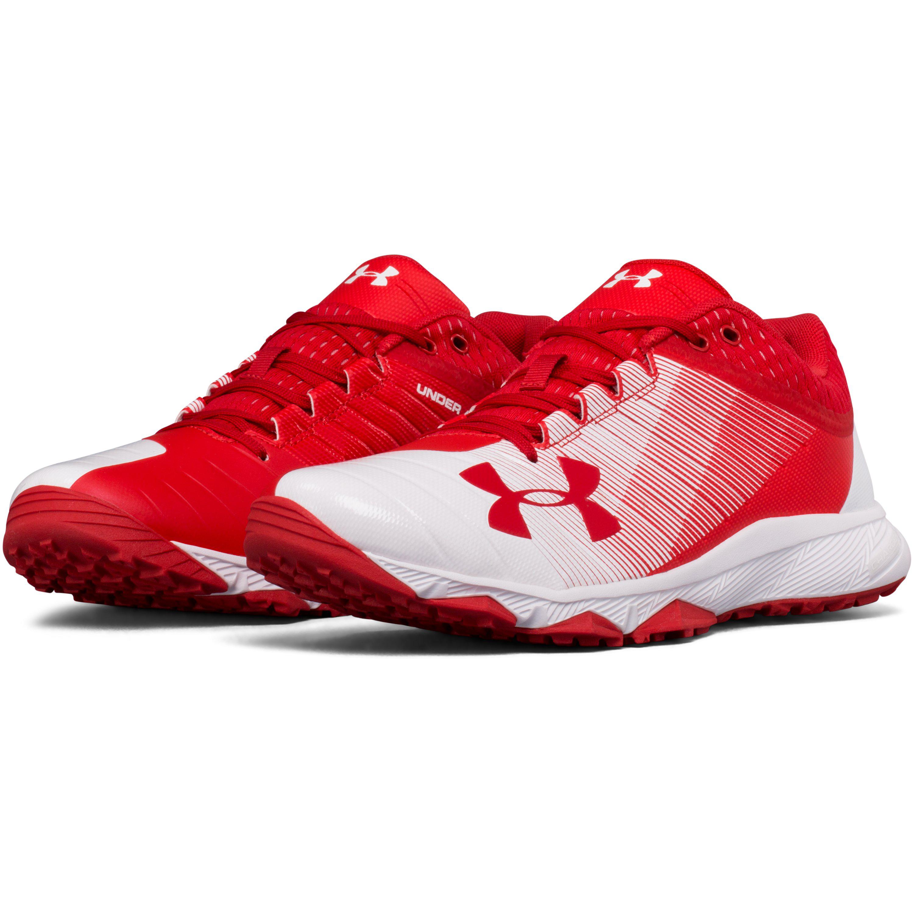 Under Armour Synthetic Men's Ua Yard Trainer Baseball Shoes in Red ...