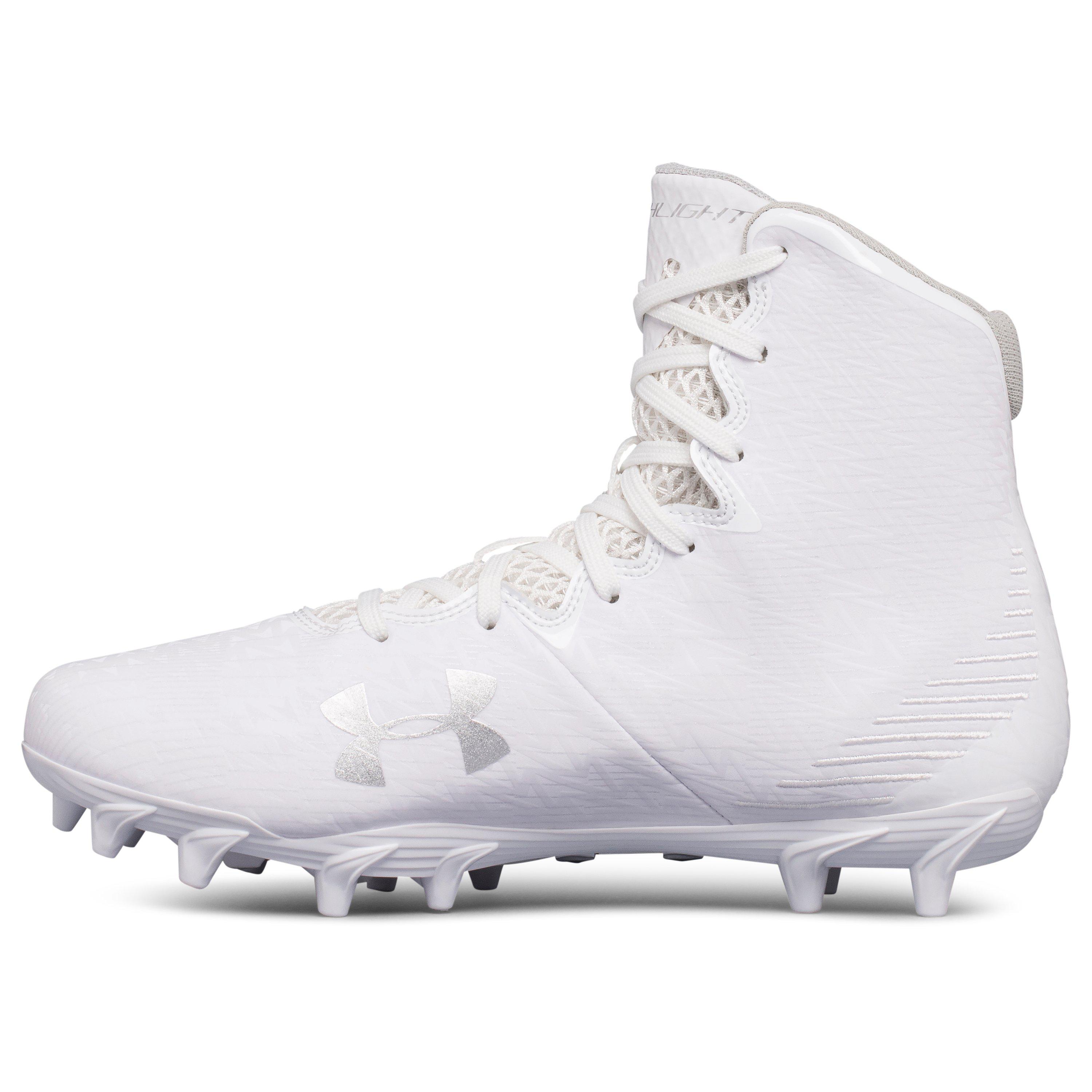 Under Armour Women's Ua Highlight Molded Lacrosse Cleats in White