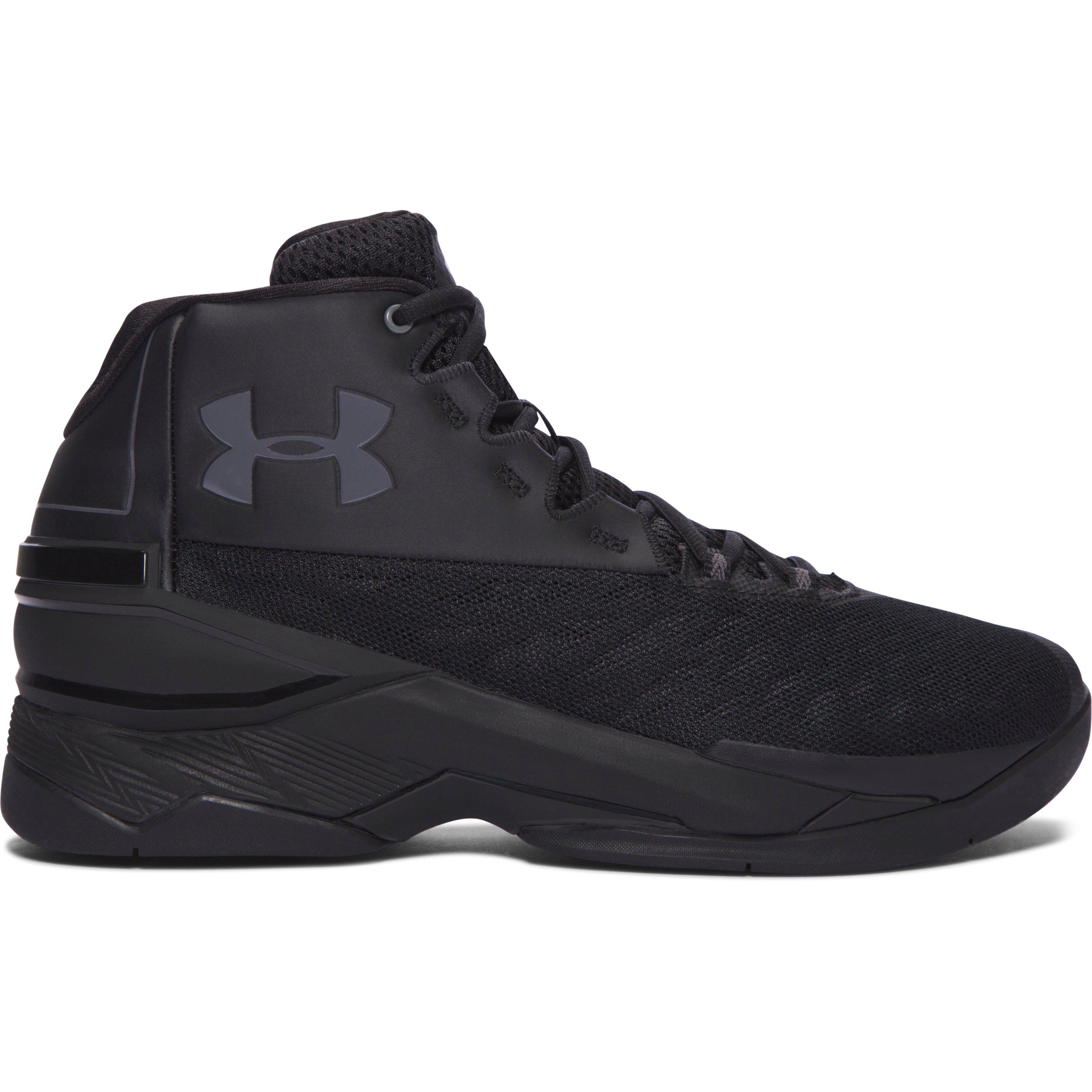 Under Armour Leather Men's Ua Longshot Basketball Shoes in Black for