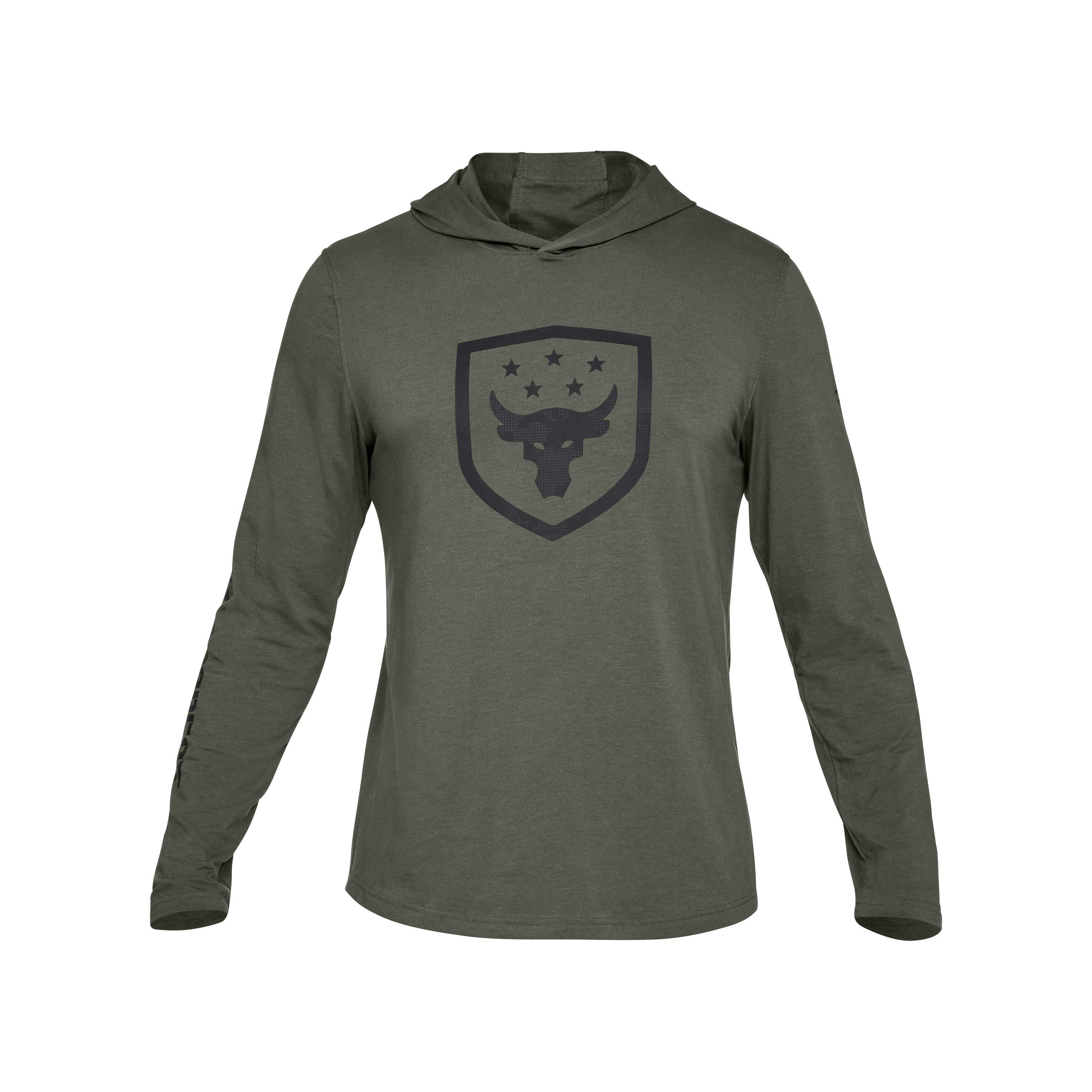 under armour men's project rock troops hoodie