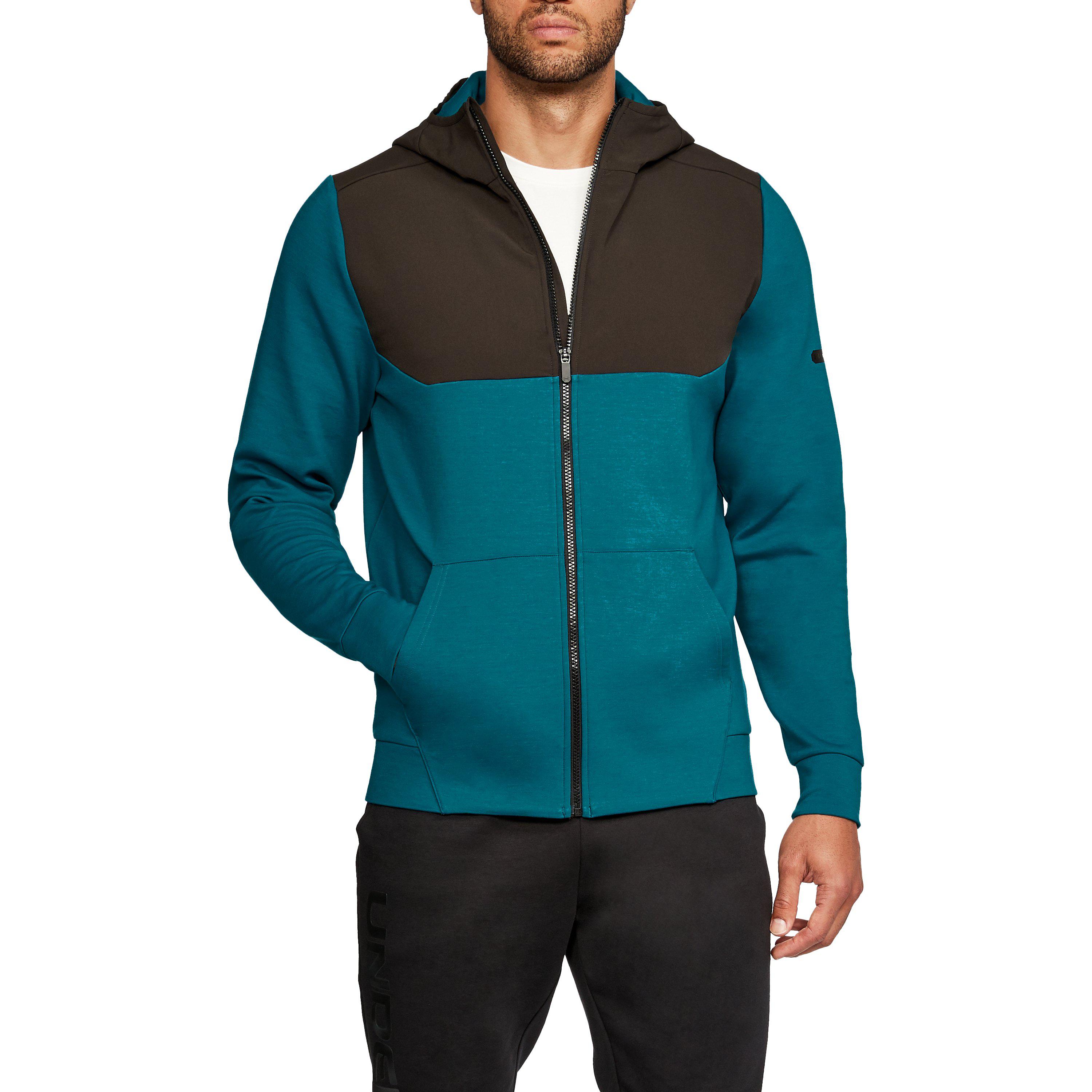 mens blue under armour hoodie