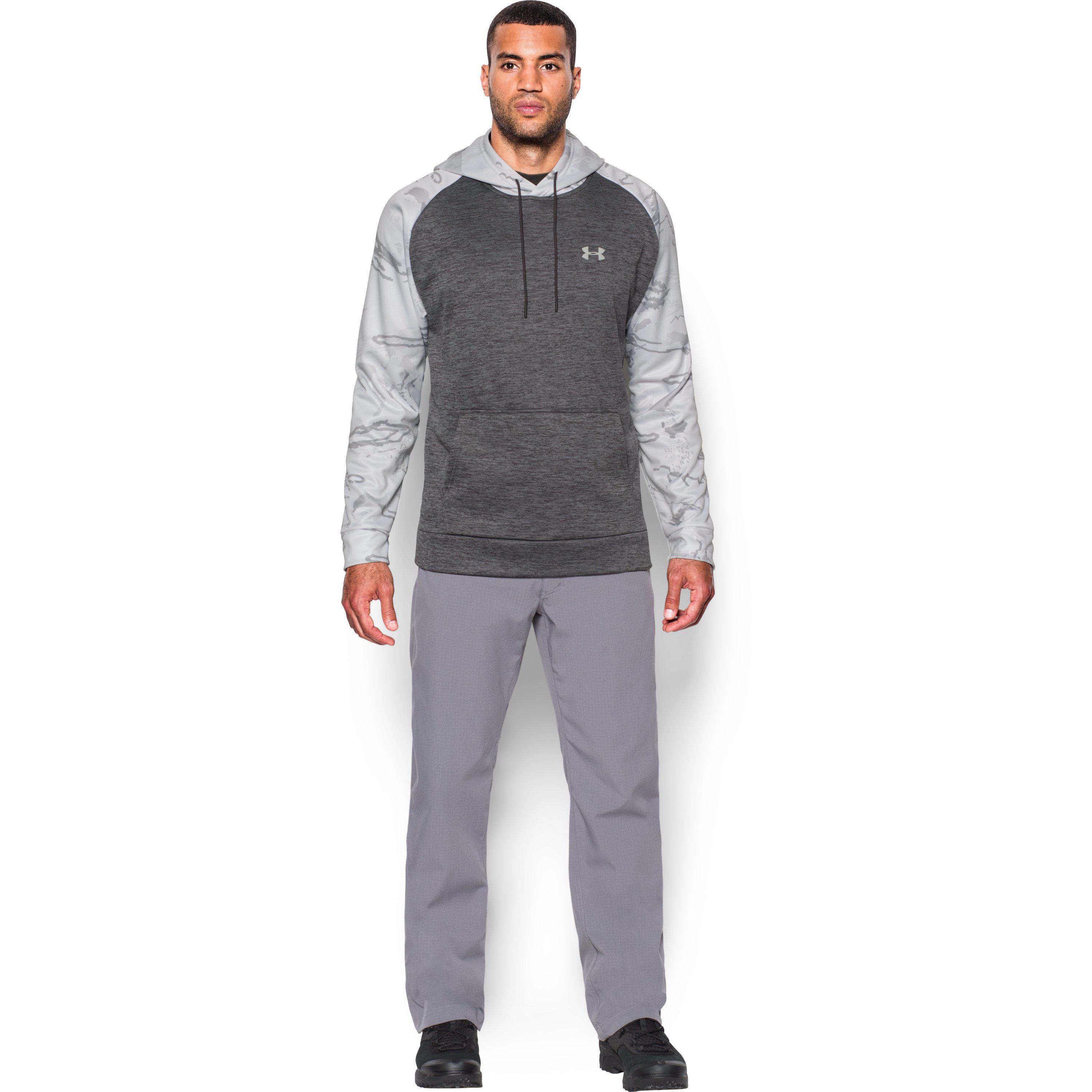 under armour men's armour storm fleece camo hoodie