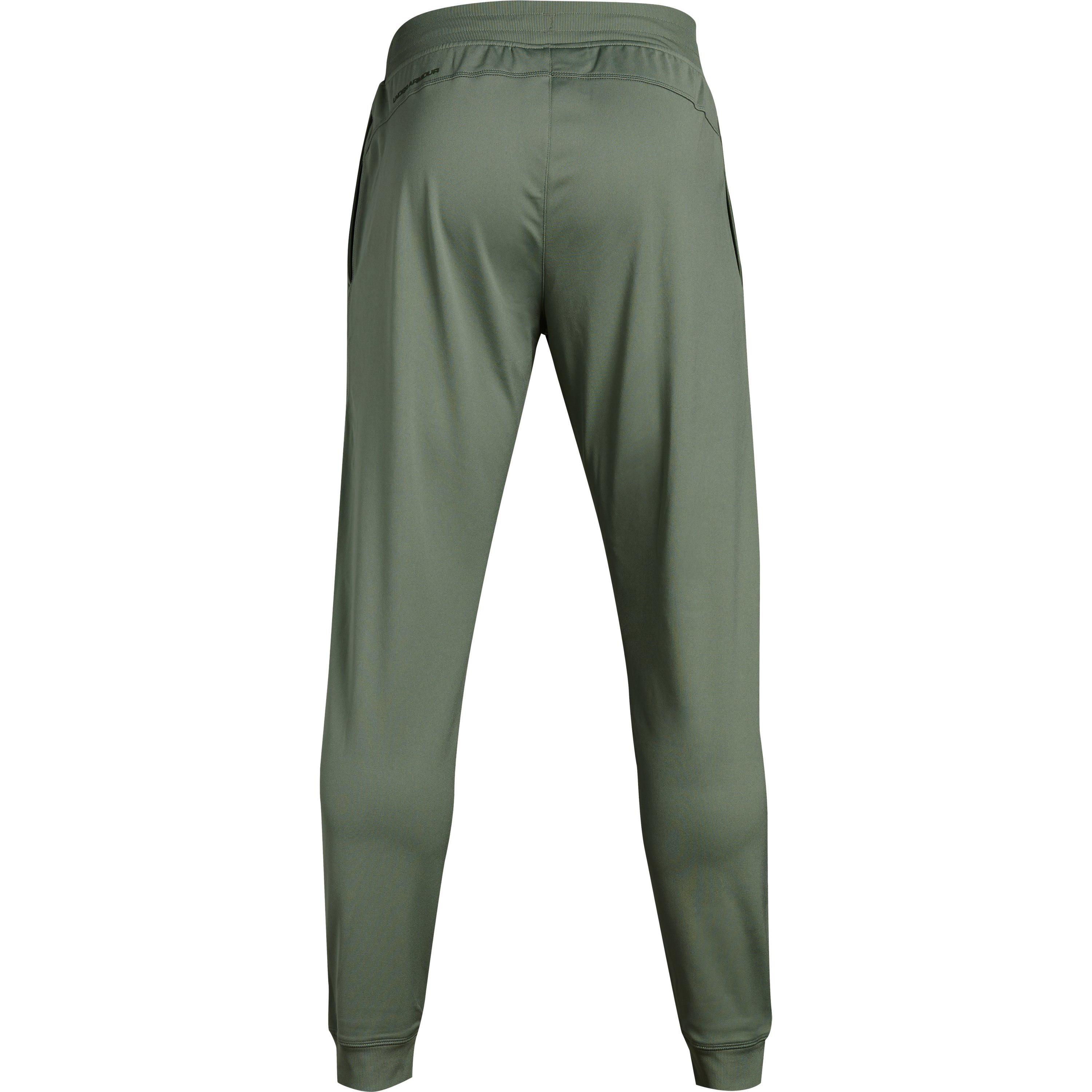 under armour men's tapered leg tricot pants