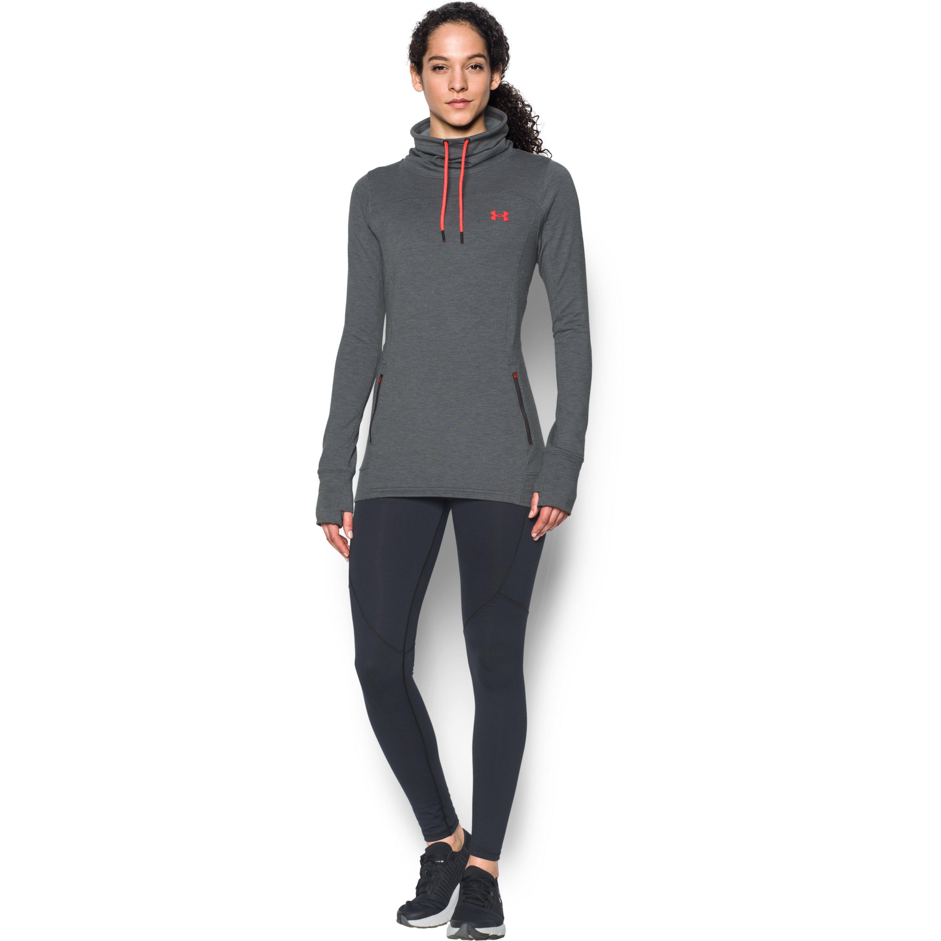 under armour women's featherweight fleece slouchy popover