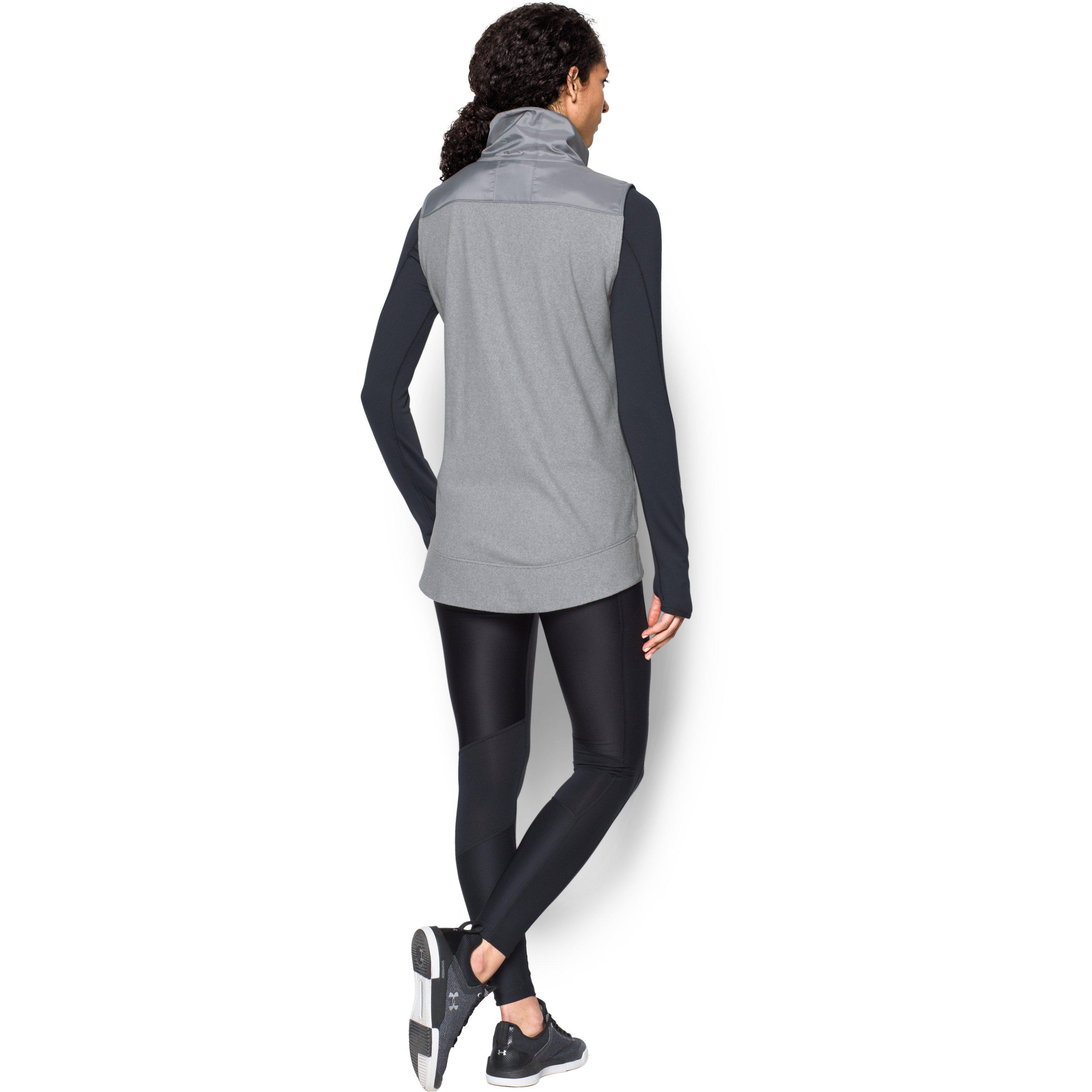 Under Armour Women's Ua Fleece Vest in Steel/ (Gray) Lyst