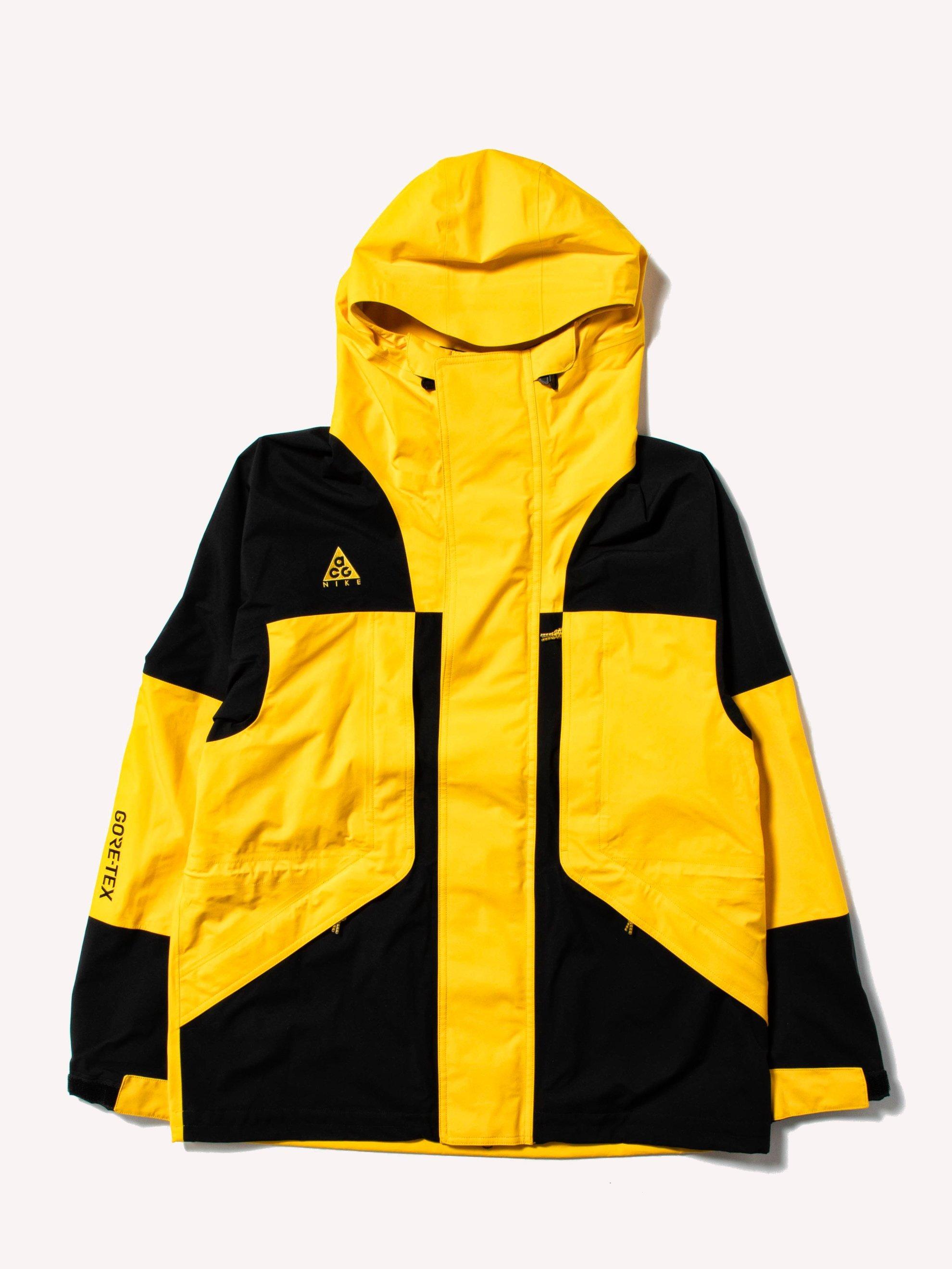 yellow and black nike jacket