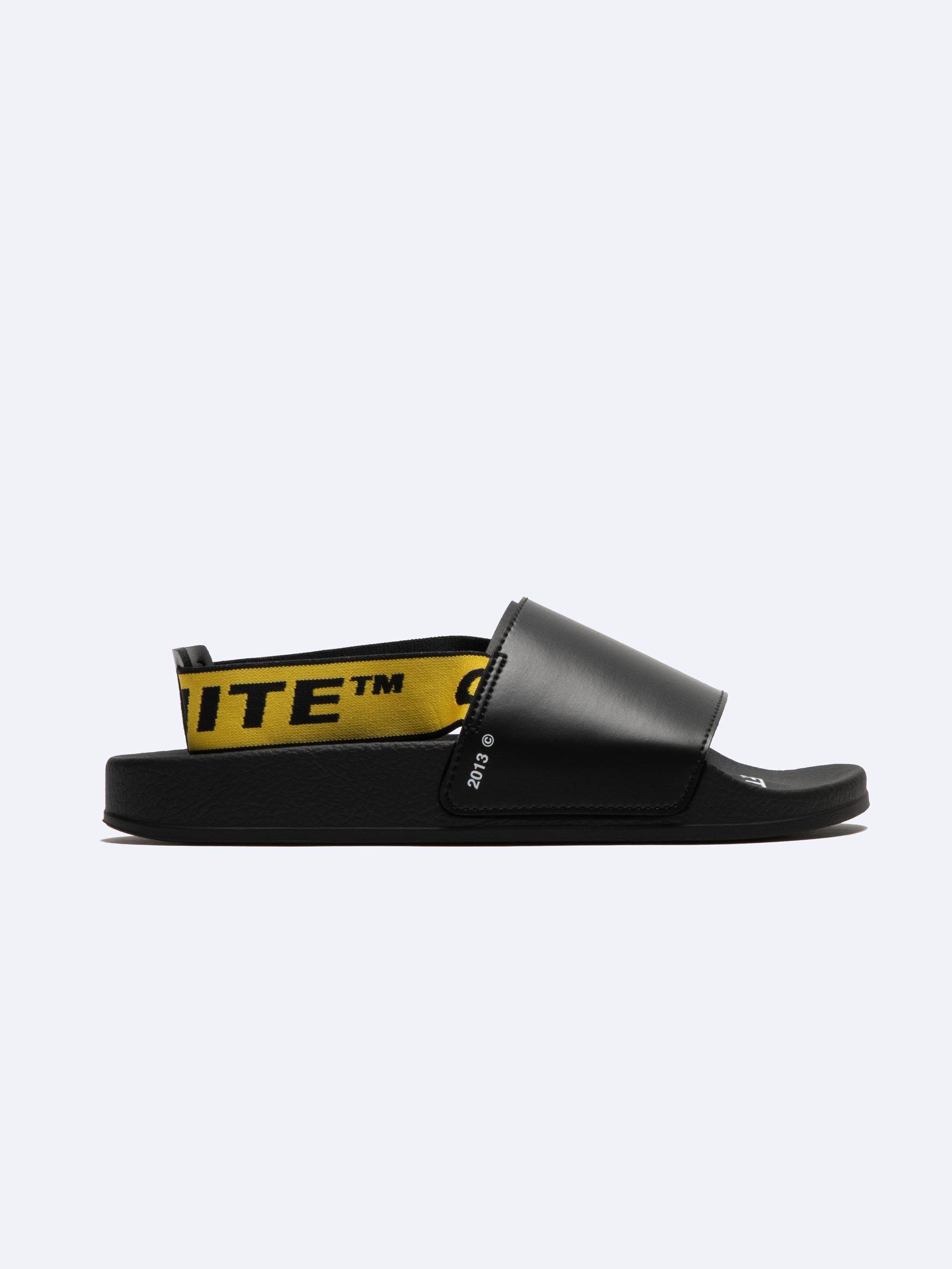 white strap slides