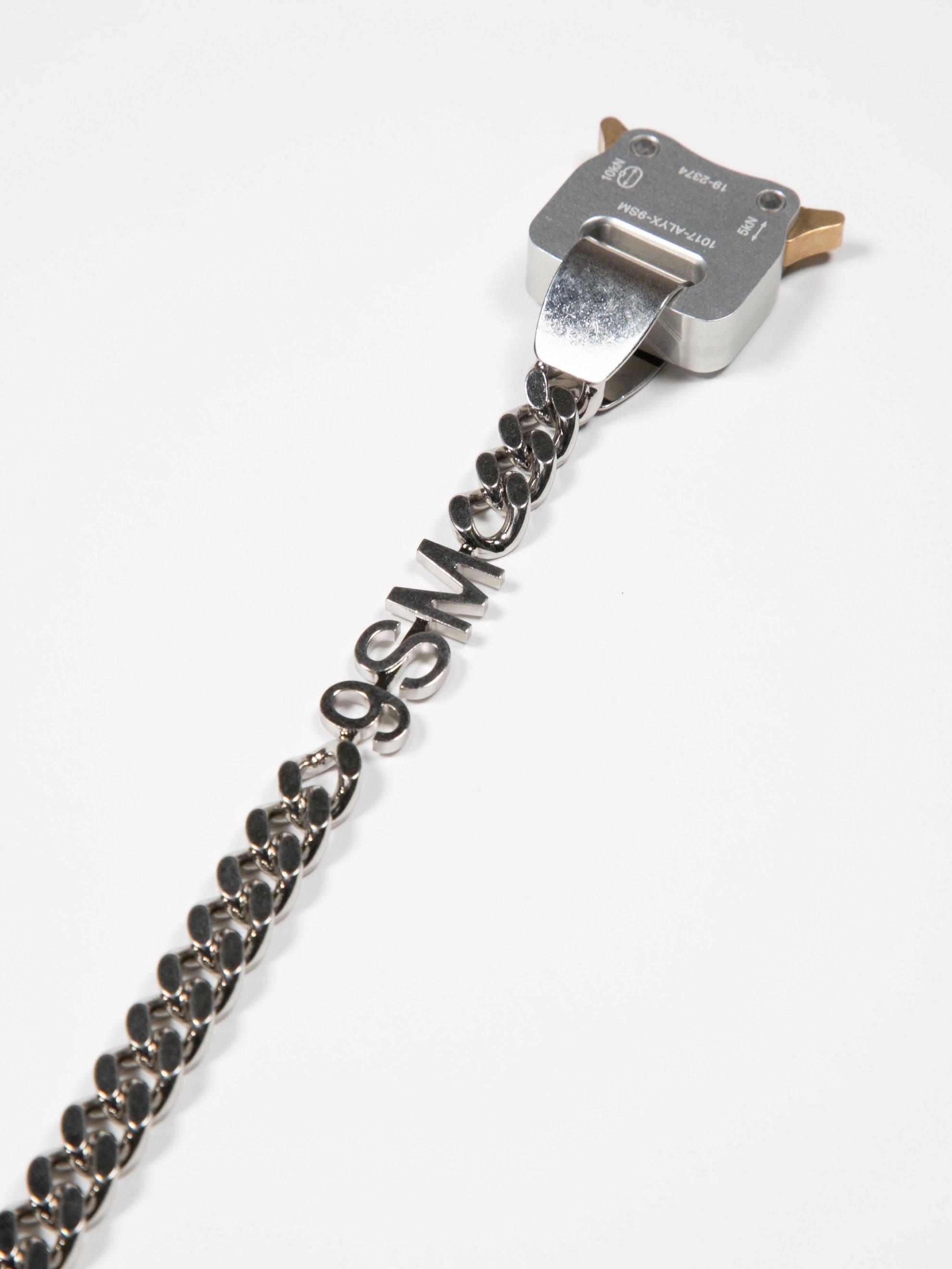 1017 ALYX 9SM X Nike Swoosh Hero Chain Necklace in Silver (Metallic