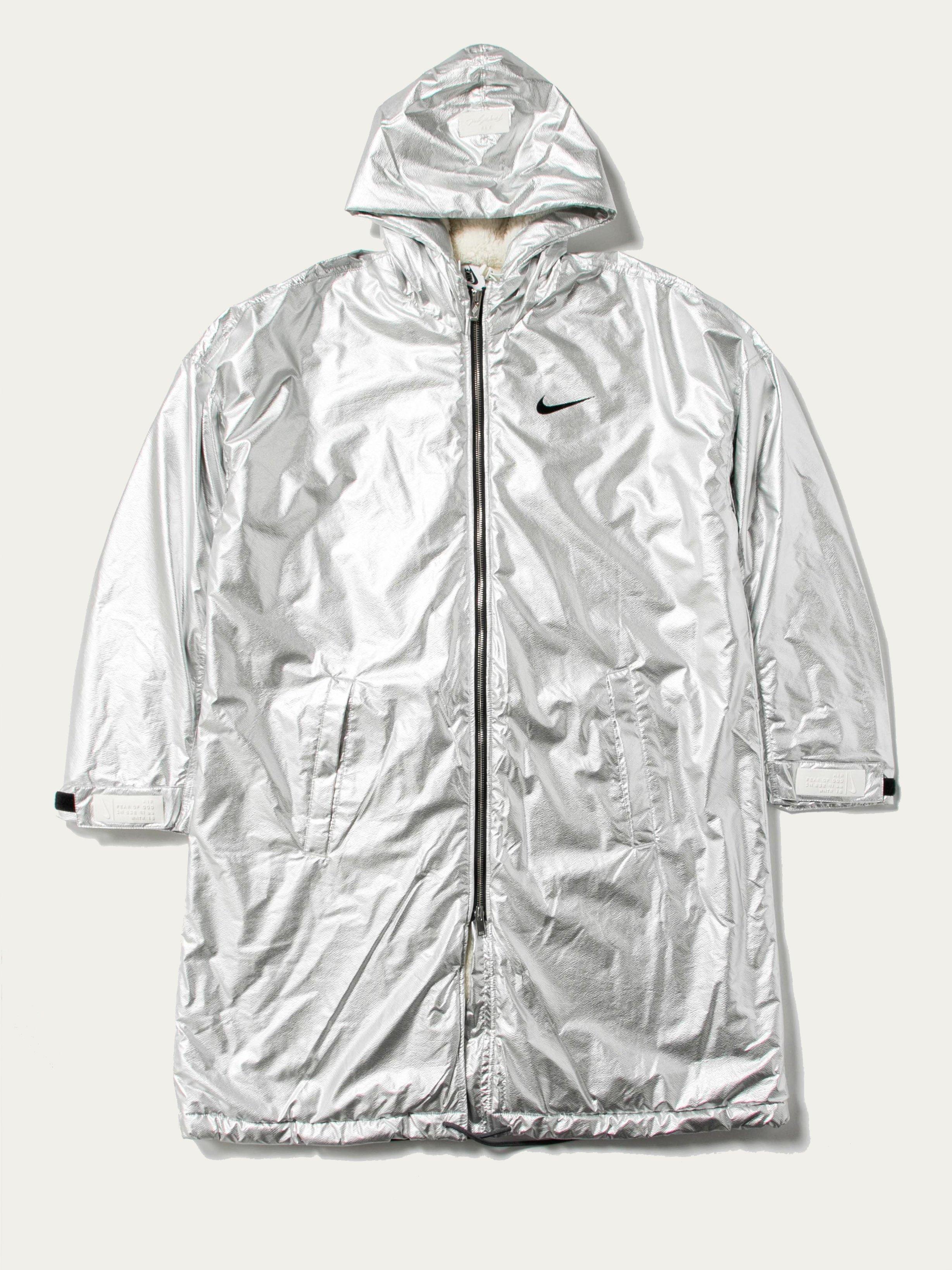 nike silver jacket