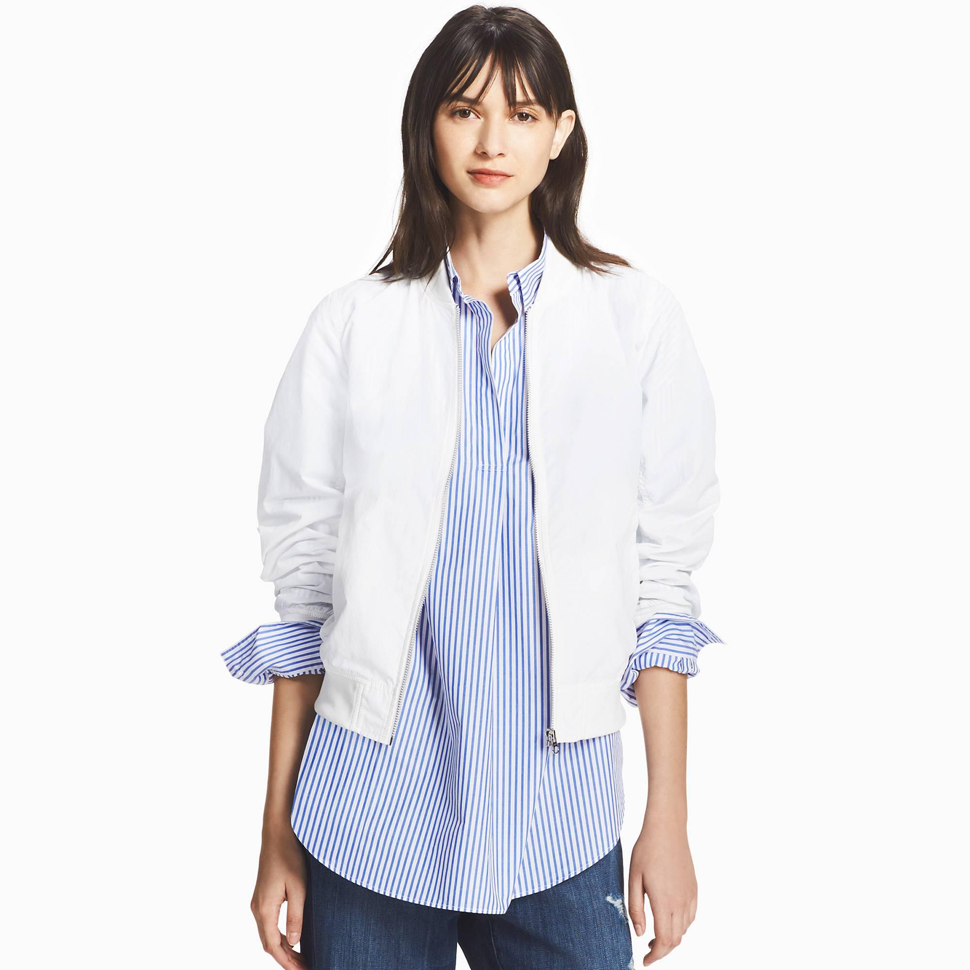 Lyst Uniqlo Bomber Jacket in White