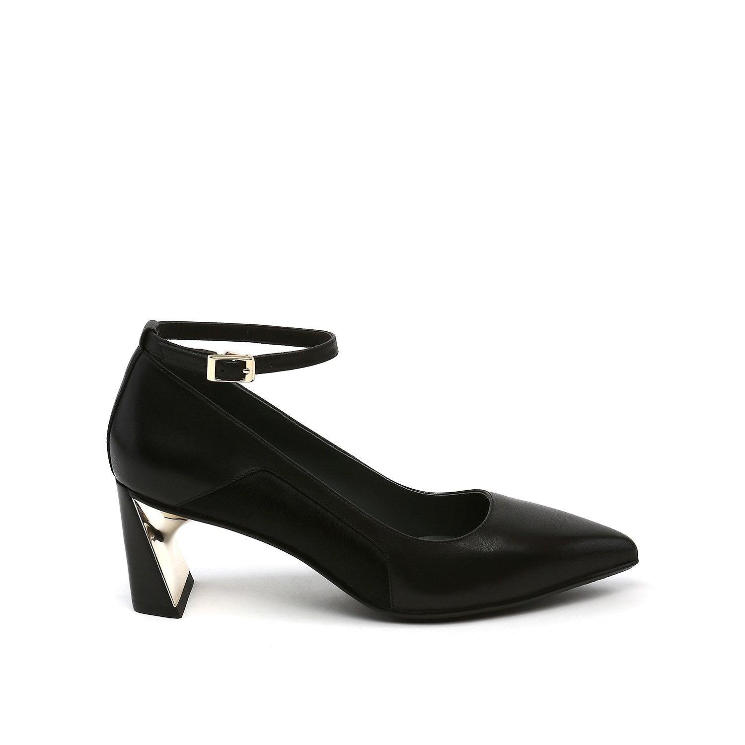 United Nude Leather Molten Pump Mid in 37 (Black) | Lyst