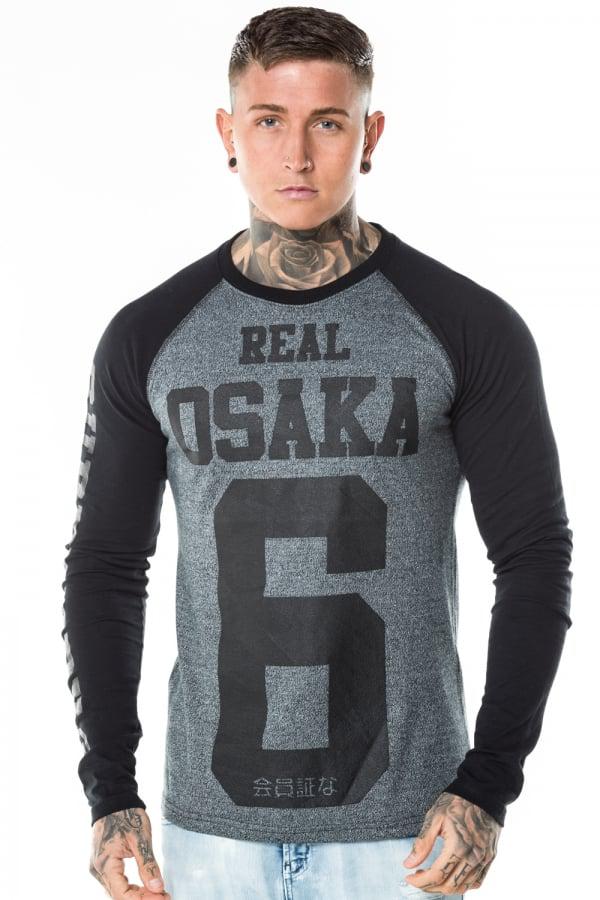 Lyst - Superdry Real Osaka 6 Long Sleeve Raglan T-shirt in Black for Men