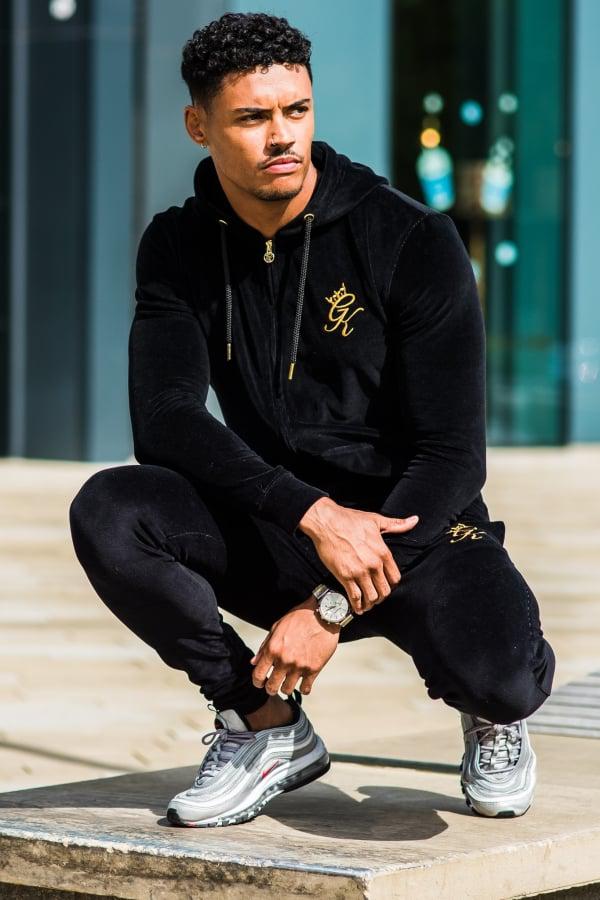 gym king velvet tracksuit