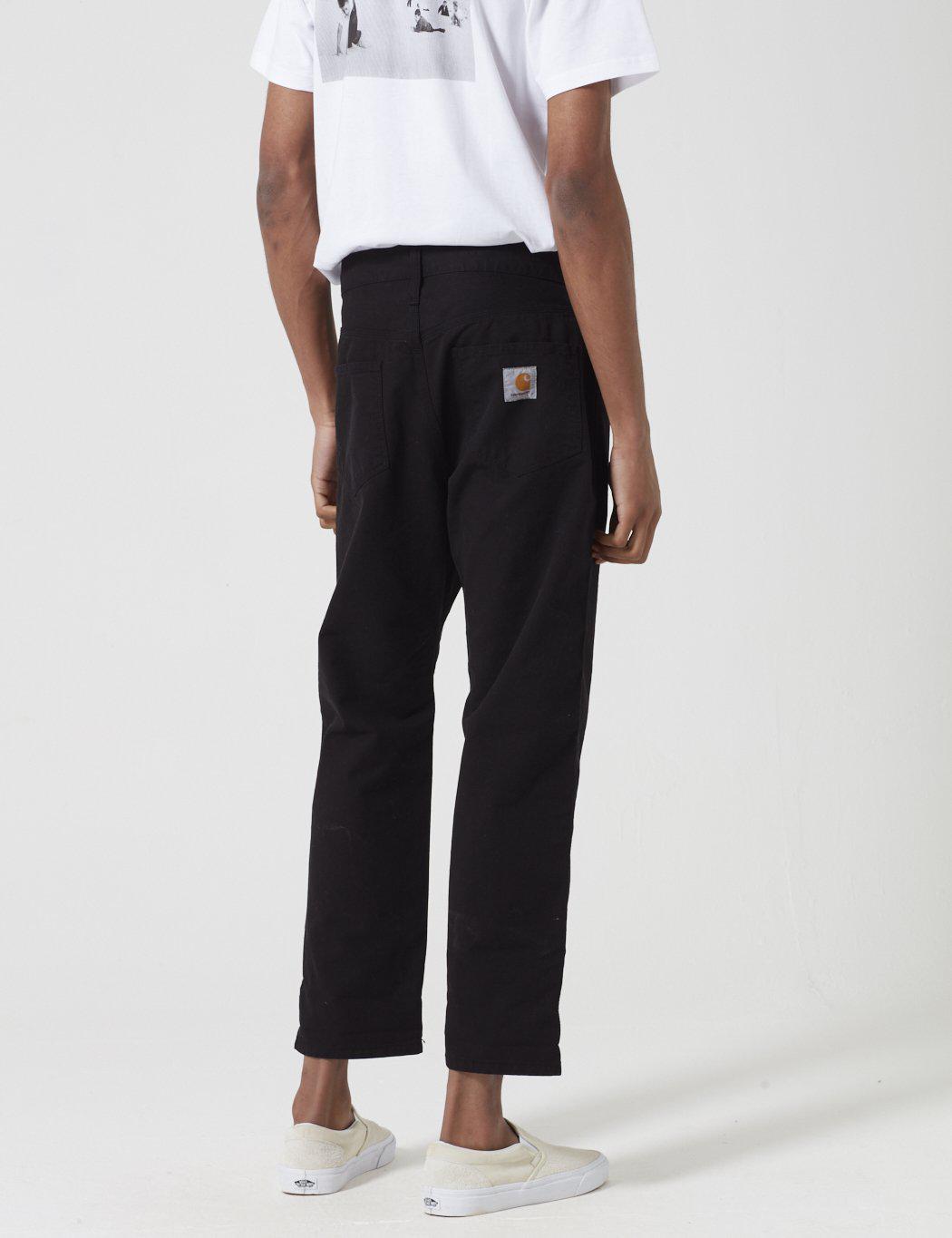 Carhartt Cotton Toledo Pant Trousers (regular Fit) in Black for Men - Lyst