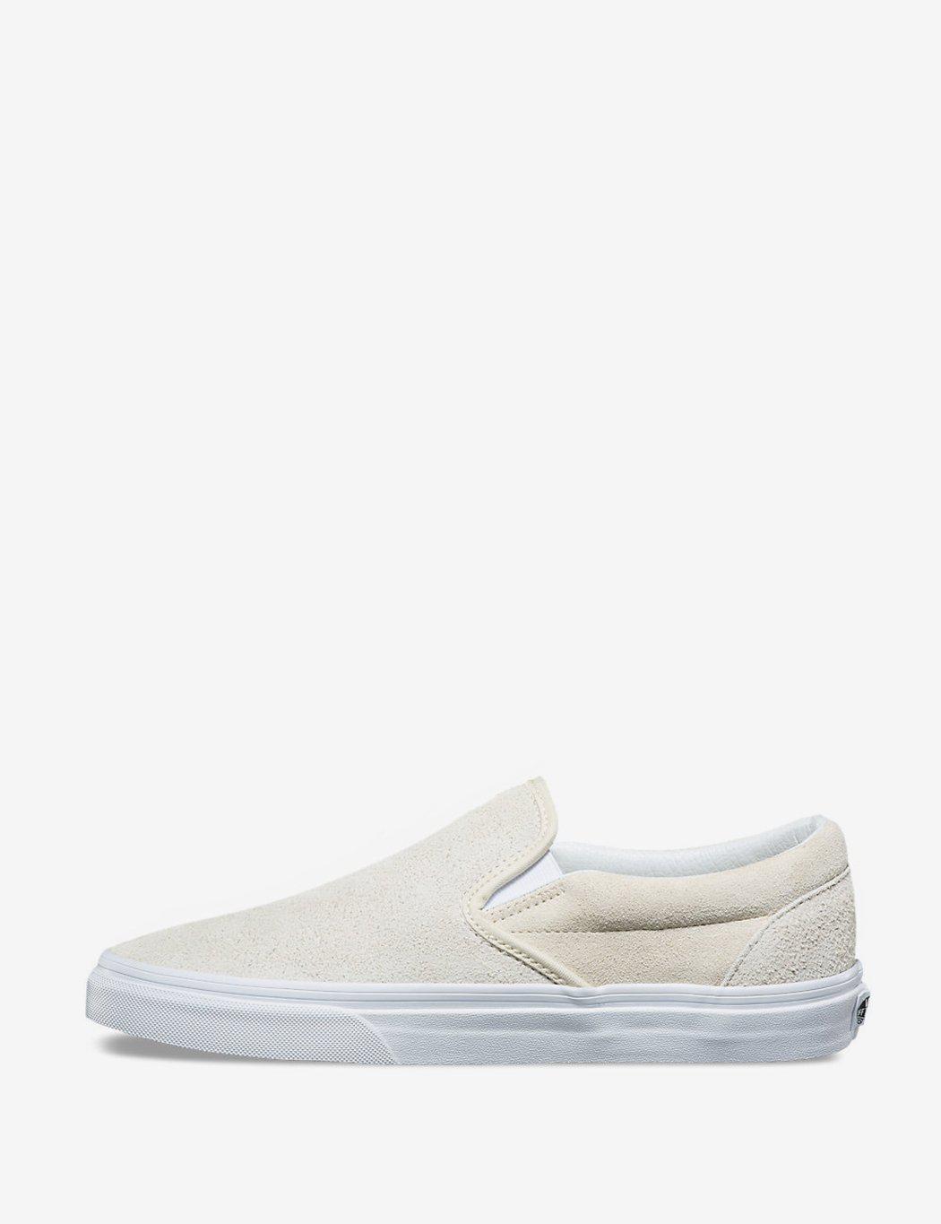 vans hairy suede slip on
