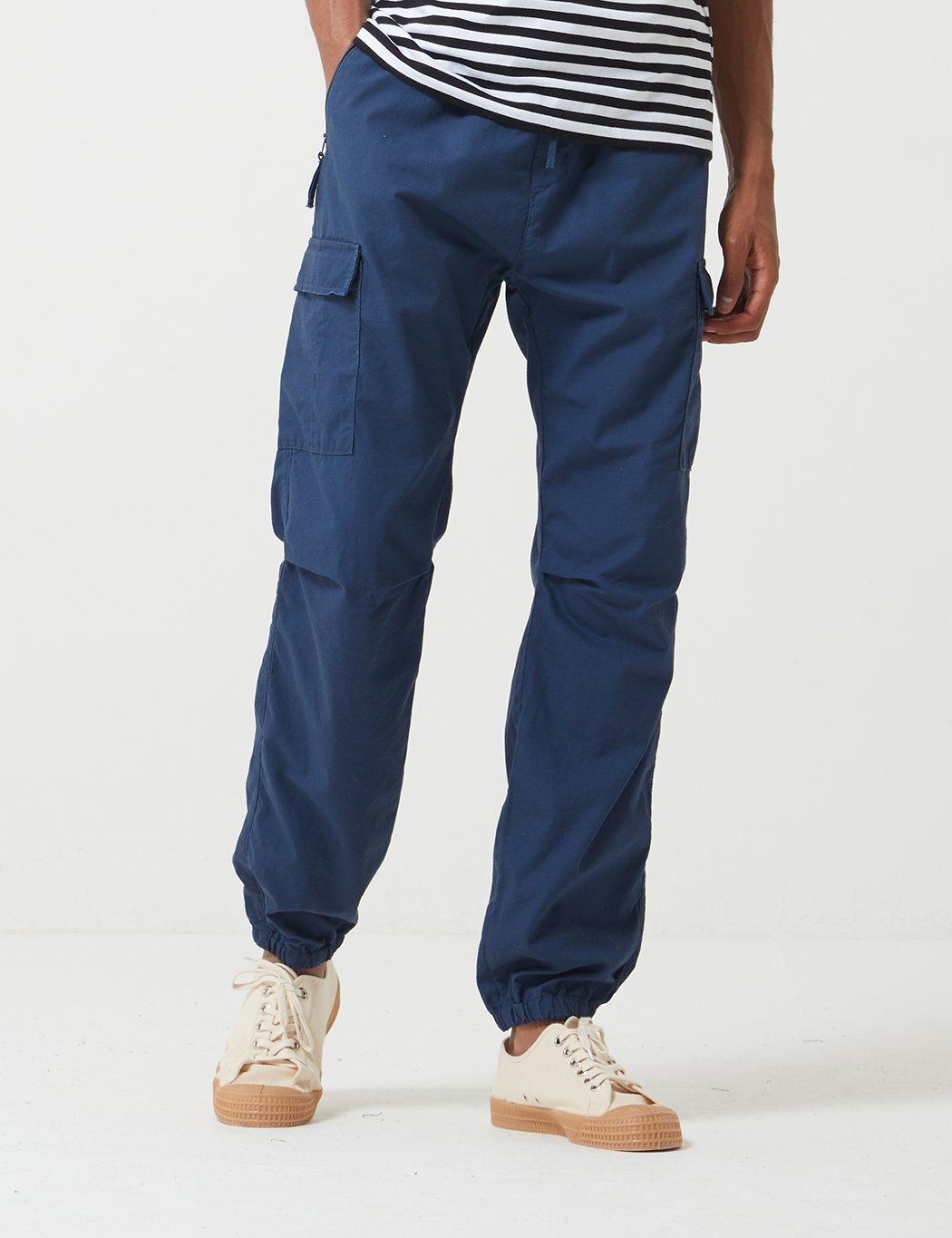 light blue cargo joggers