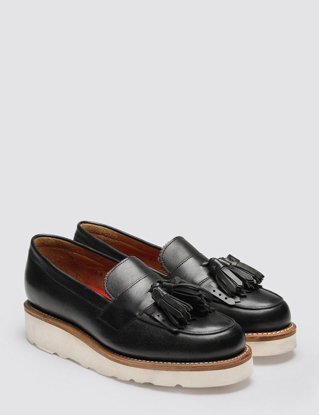 uo clara heeled loafer