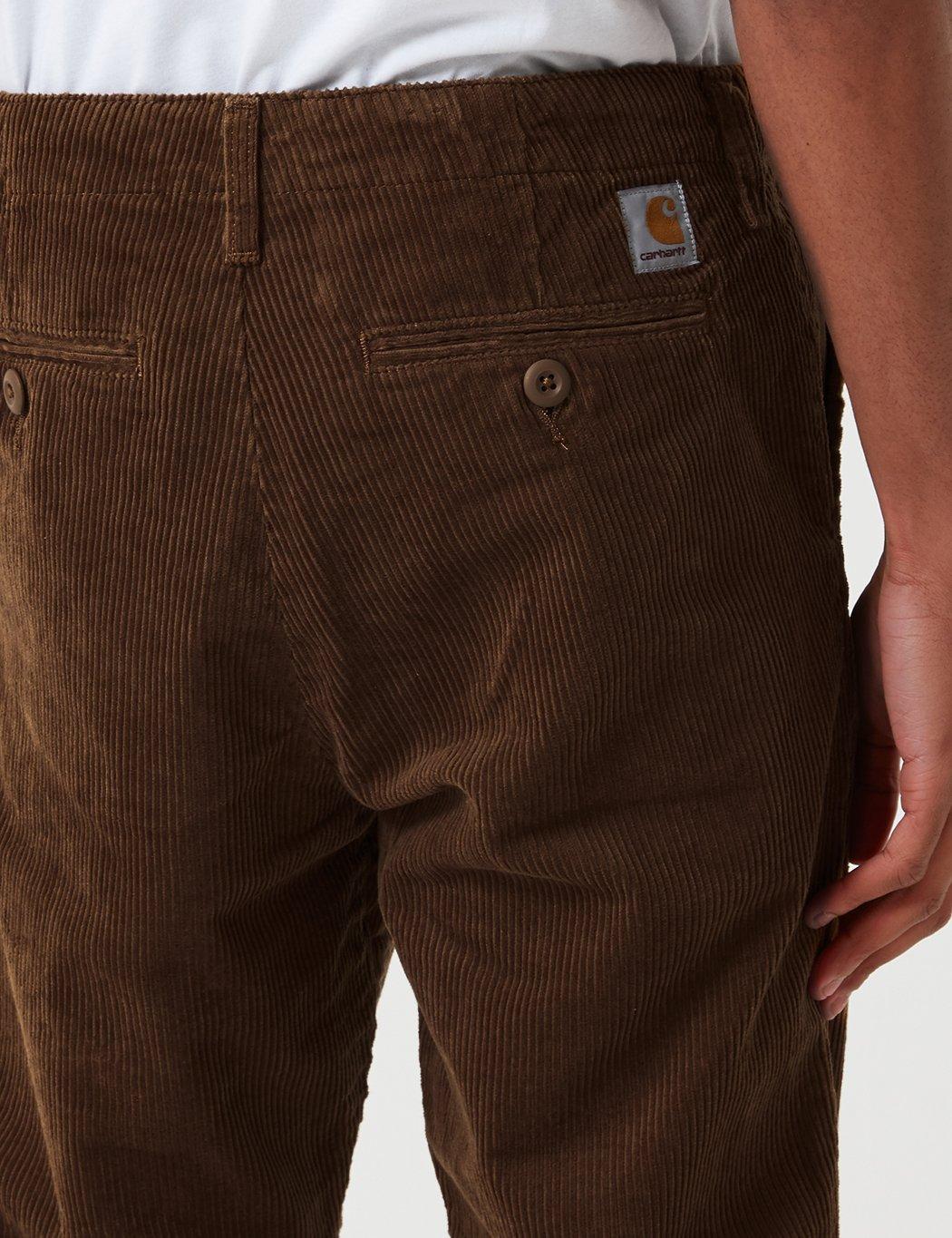 Carhartt Wip Club Pant Trousers (corduroy) in Brown for Men | Lyst