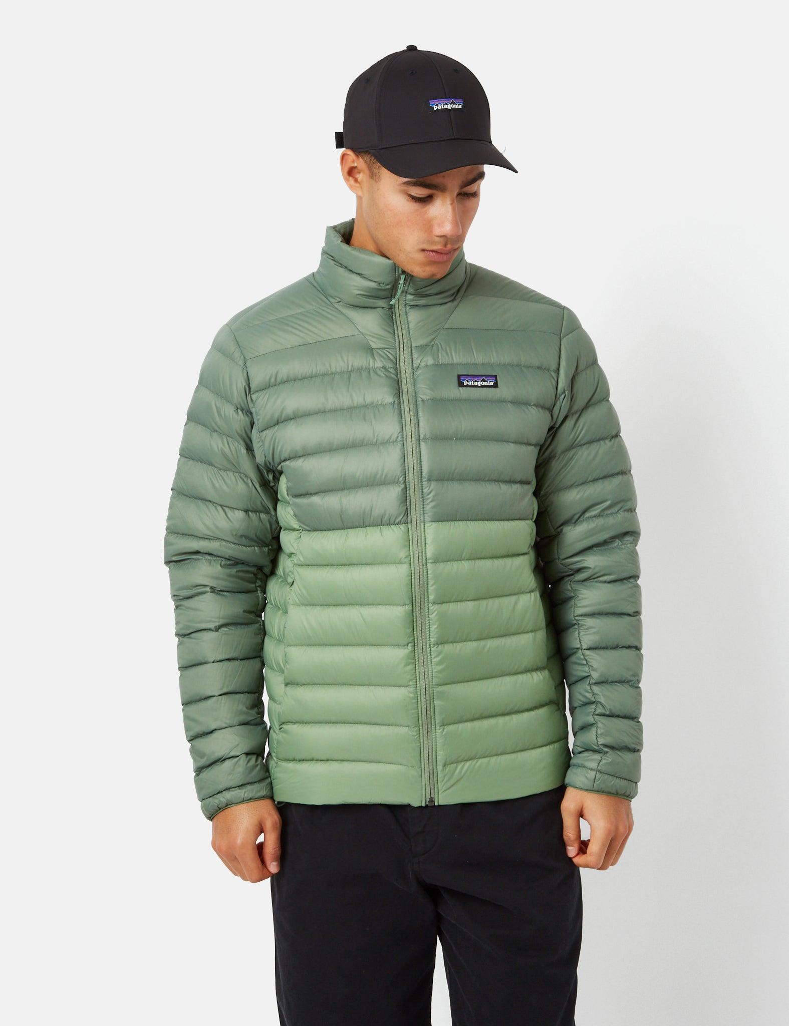 Patagonia Down Sweater Jacket in Green for Men | Lyst