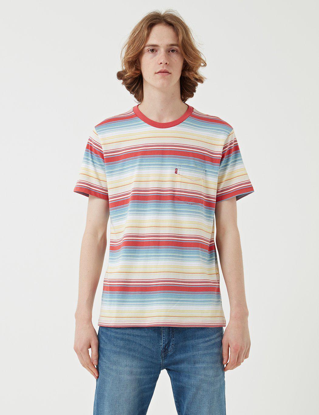 levis sunset pocket tee
