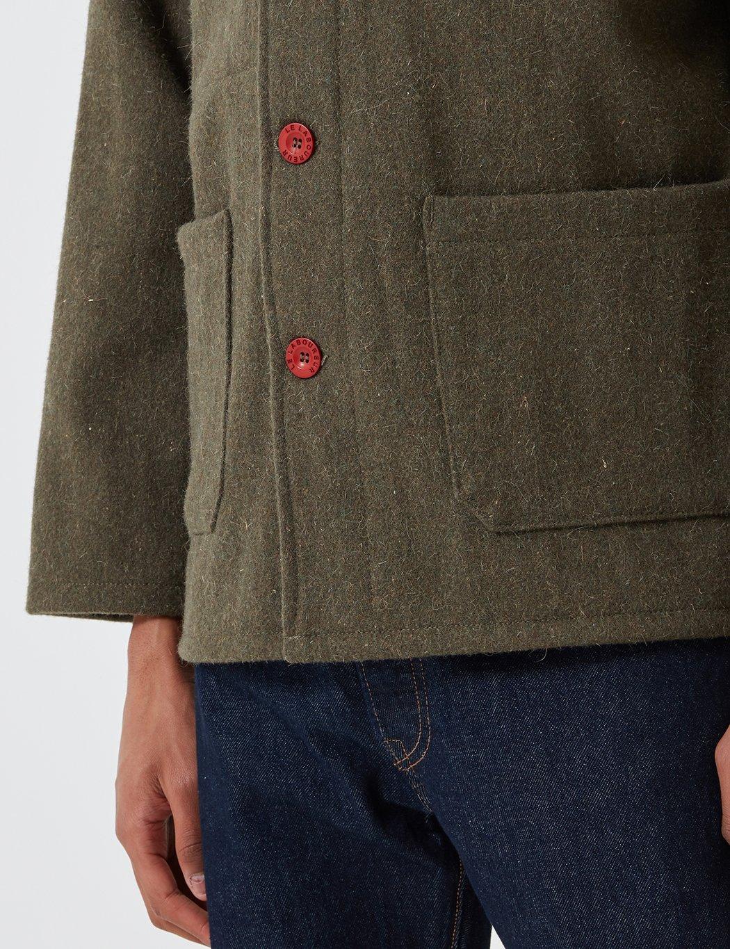 wool work coat