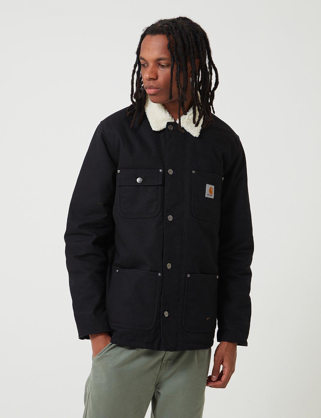 Carhartt Cotton Wip Fairmount Coat in Black for Men - Lyst