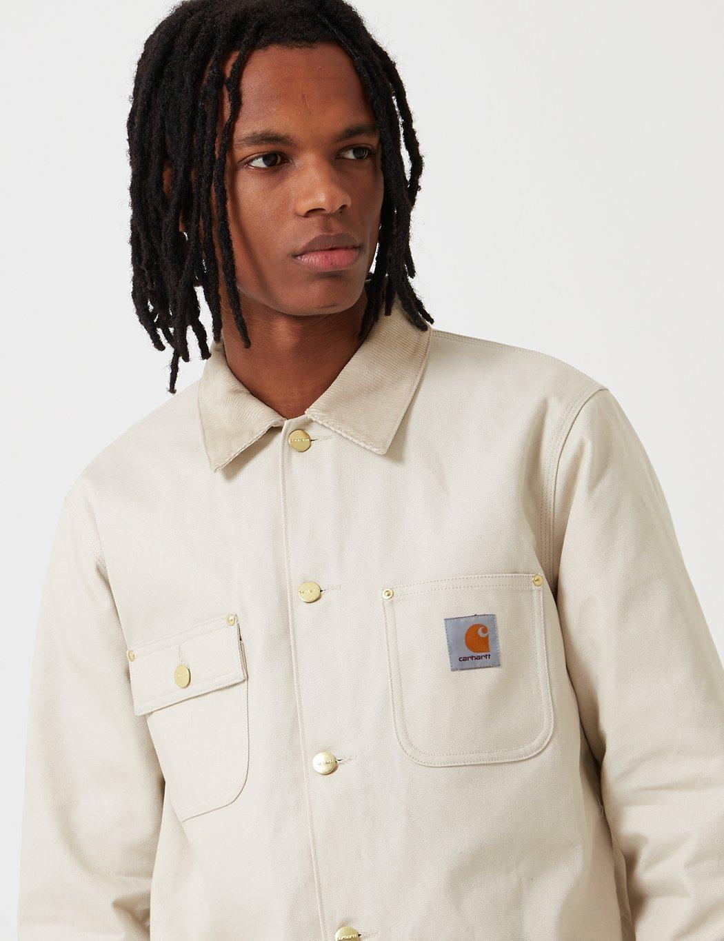 Carhartt Cotton Wip Michigan Chore Jacket (blanket Lined) in Beige  (Natural) for Men - Lyst