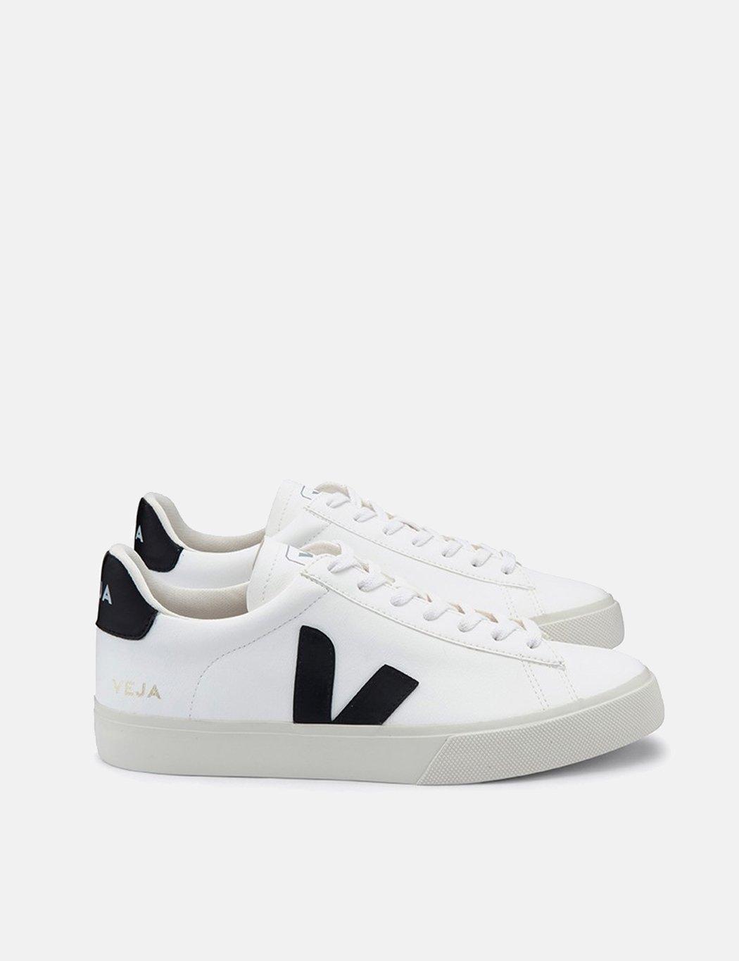 veja campo leather trainers