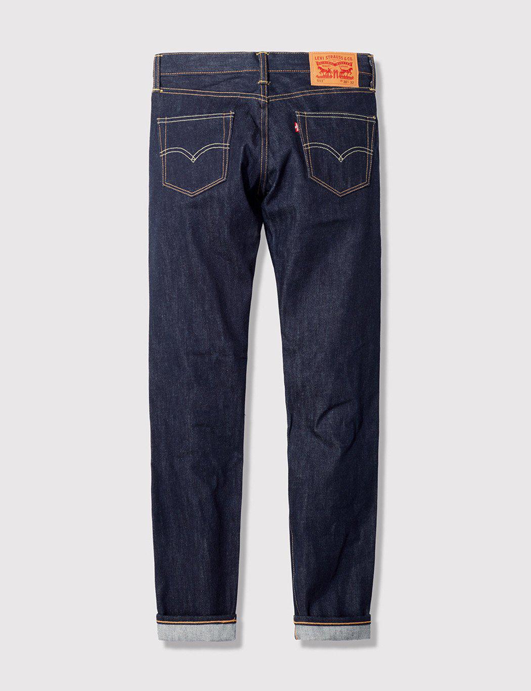 levis raw denim