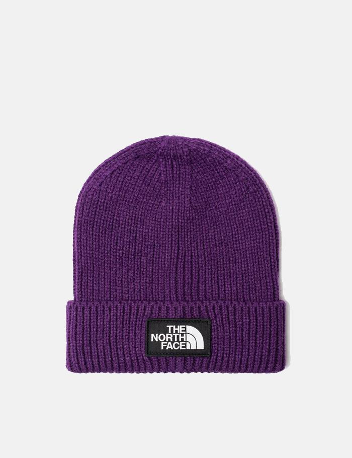 north face purple hat