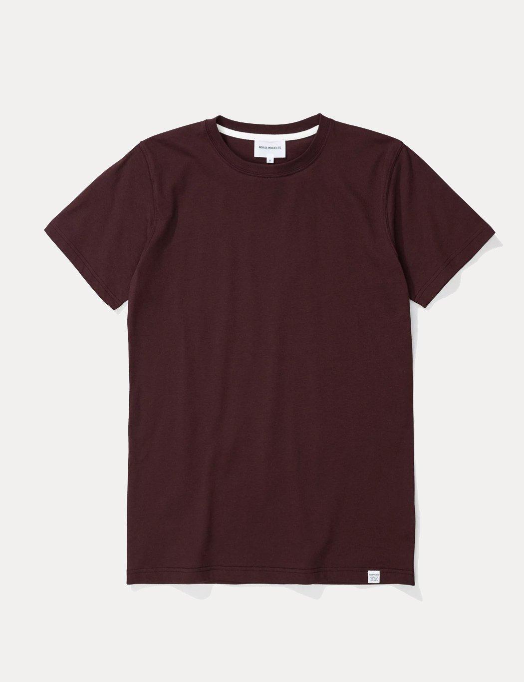 Norse Projects Cotton Niels Standard T-shirt in Brown for Men - Lyst
