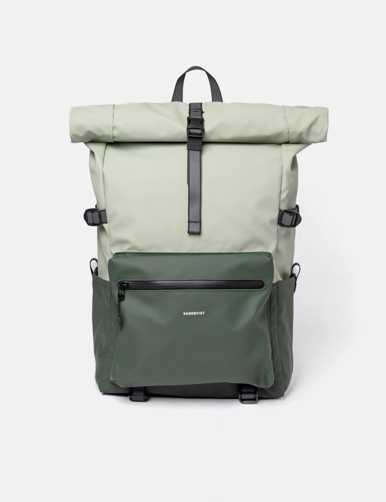 Sandqvist Ruben 2.0 Rolltop Backpack in Green for Men | Lyst