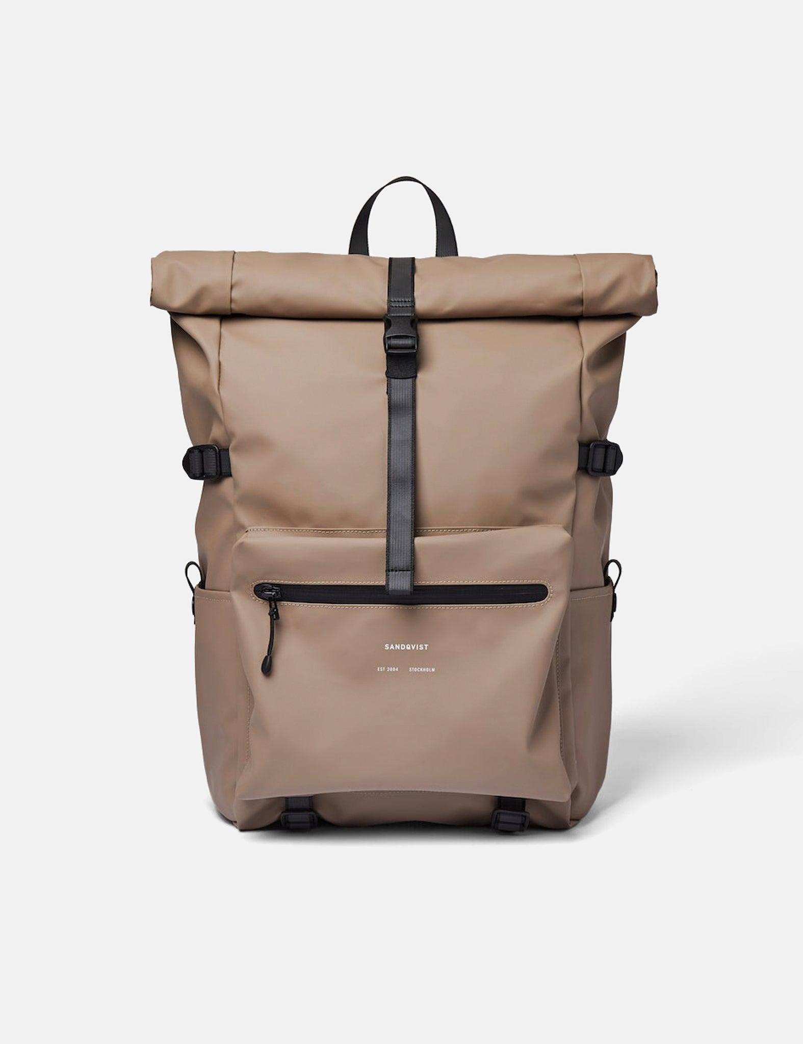 Sandqvist Ruben 2.0 Rolltop Backpack in Natural for Men | Lyst
