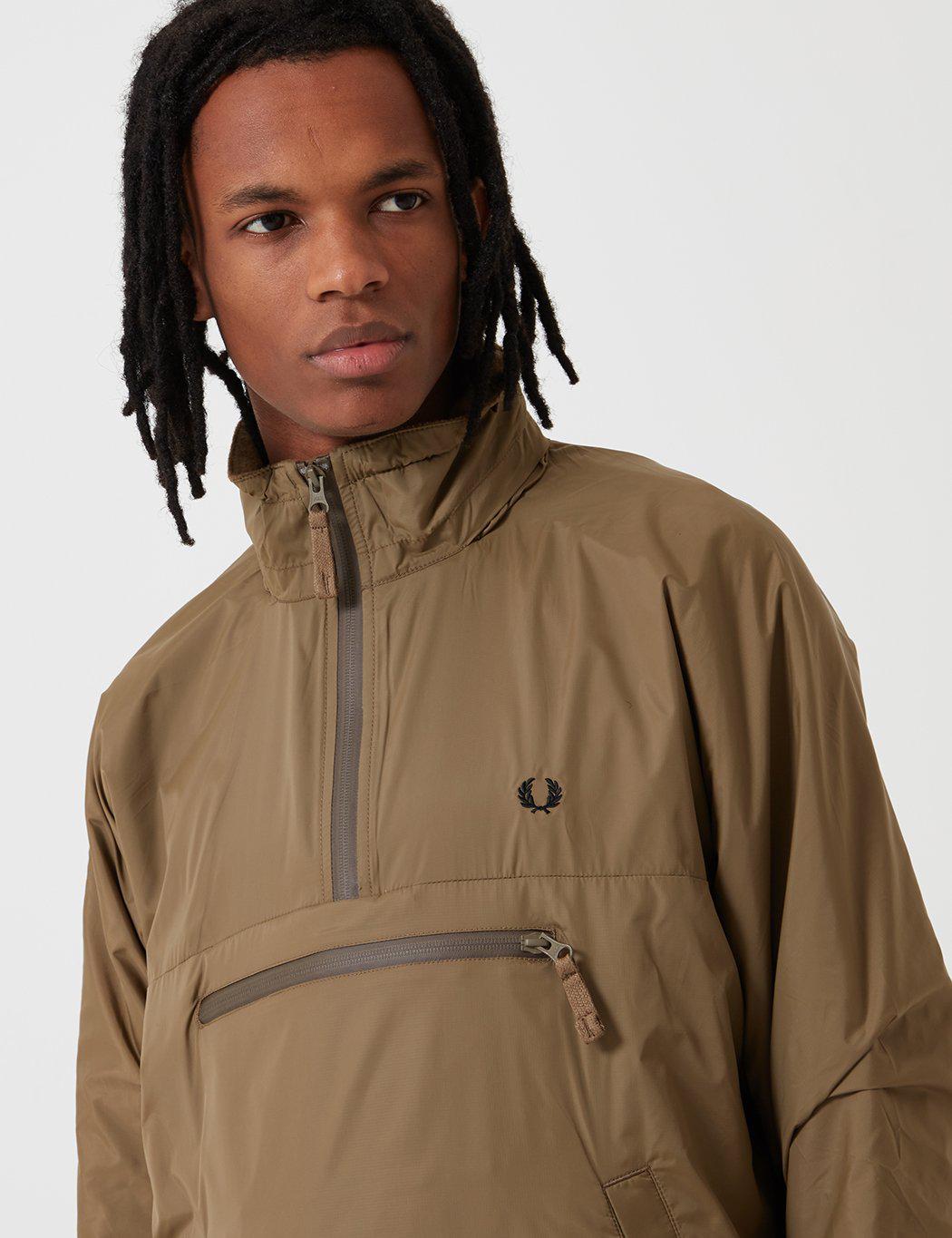 fred perry half zip hooded jacket