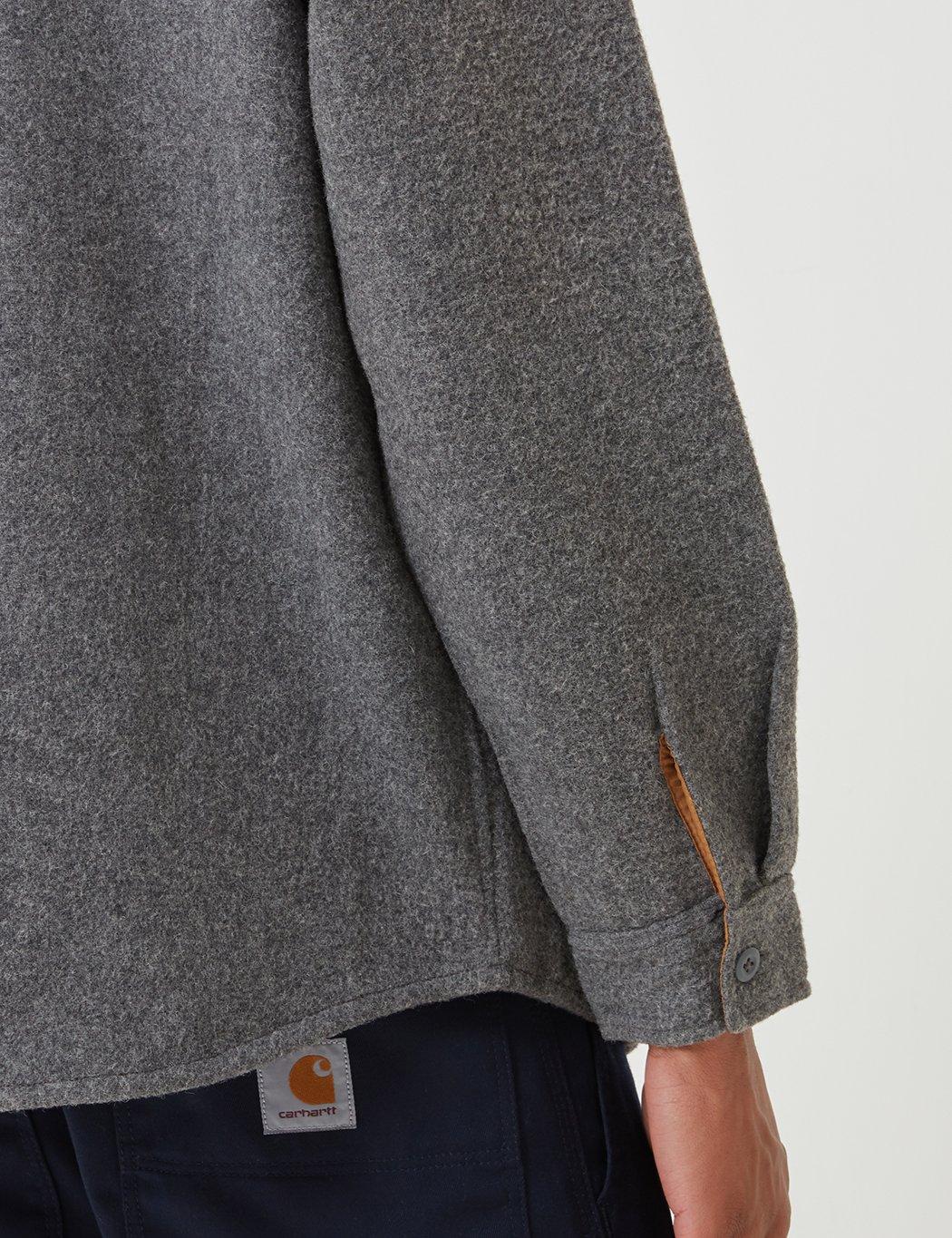 Carhartt Wool Wip Milner Shirt Jacket in Grey (Gray) for Men - Lyst