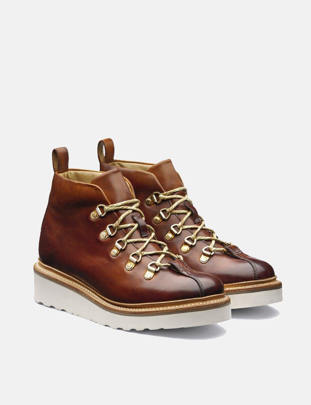 Grenson Leather Womens Bridget Ski Boot (hand Painted) in Tan (Brown) for Men - Lyst