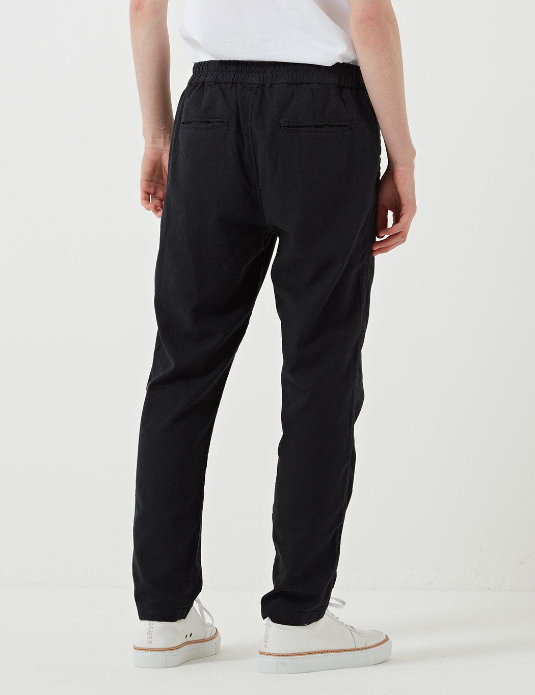 Folk Cotton Linen Pant in Black for Men Lyst