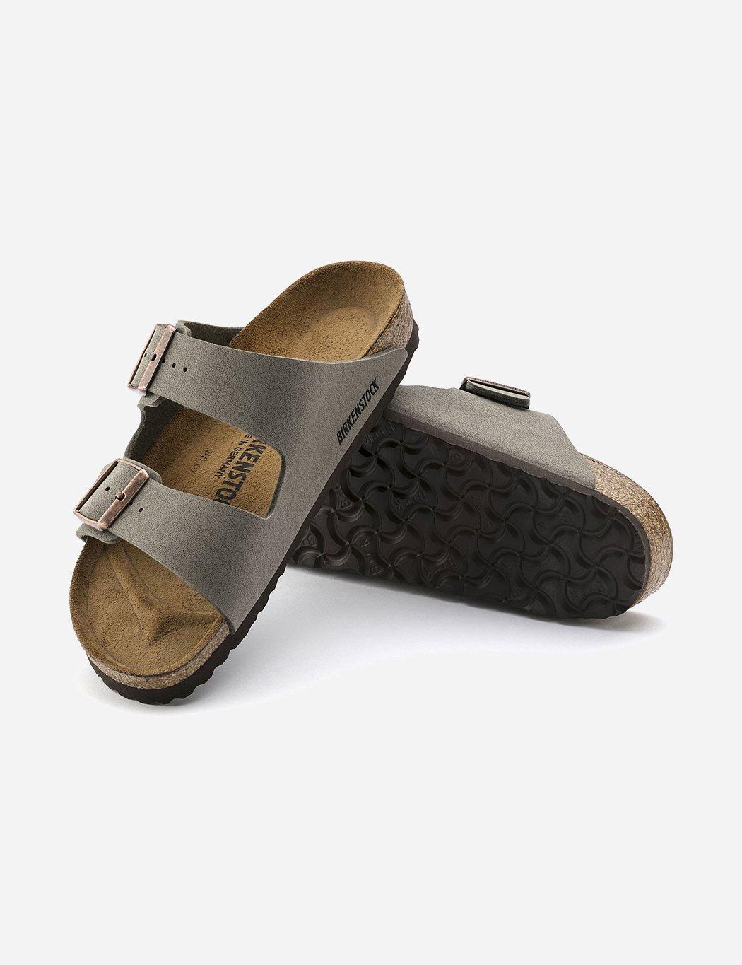 grey leather birkenstocks