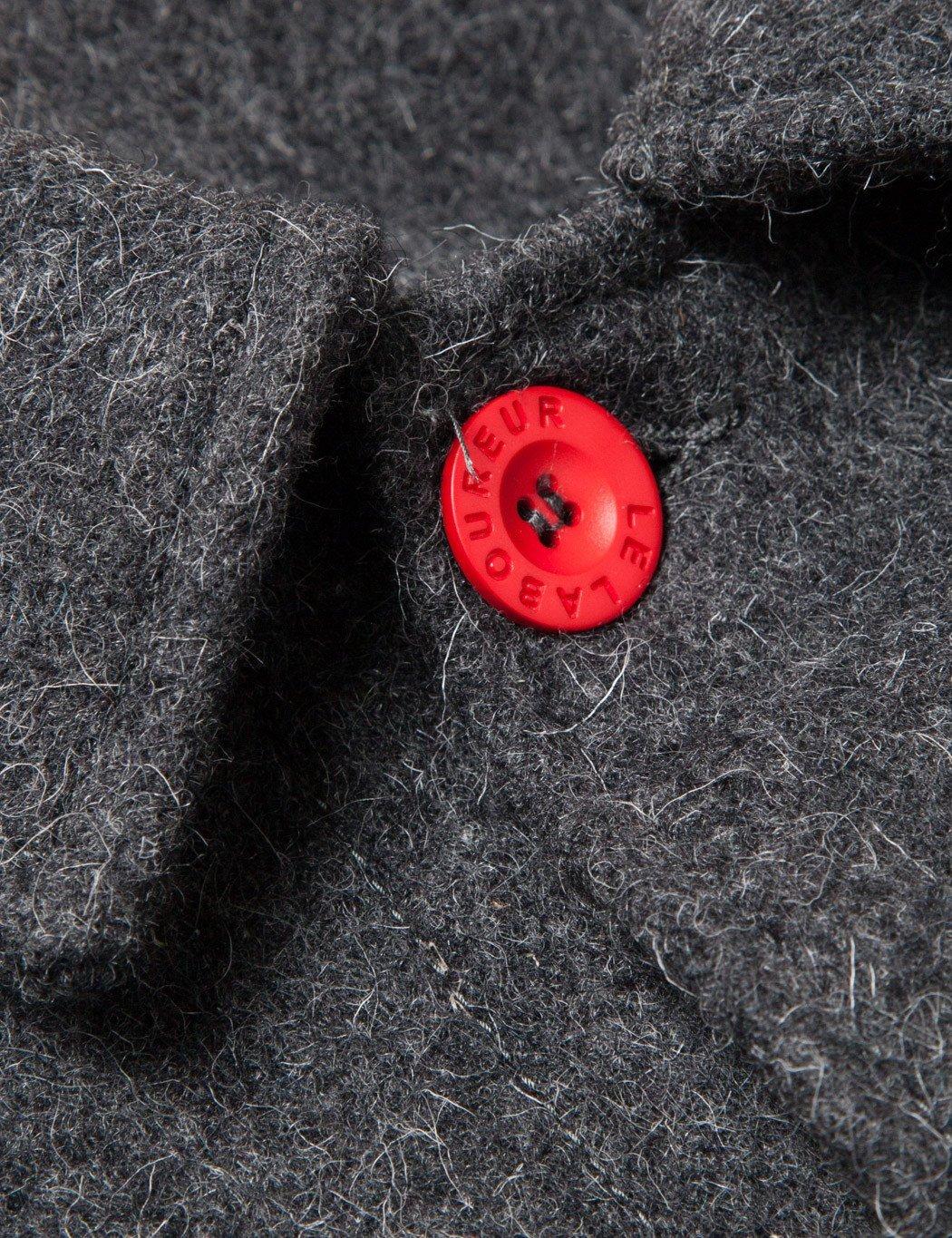 le laboureur wool work jacket grey